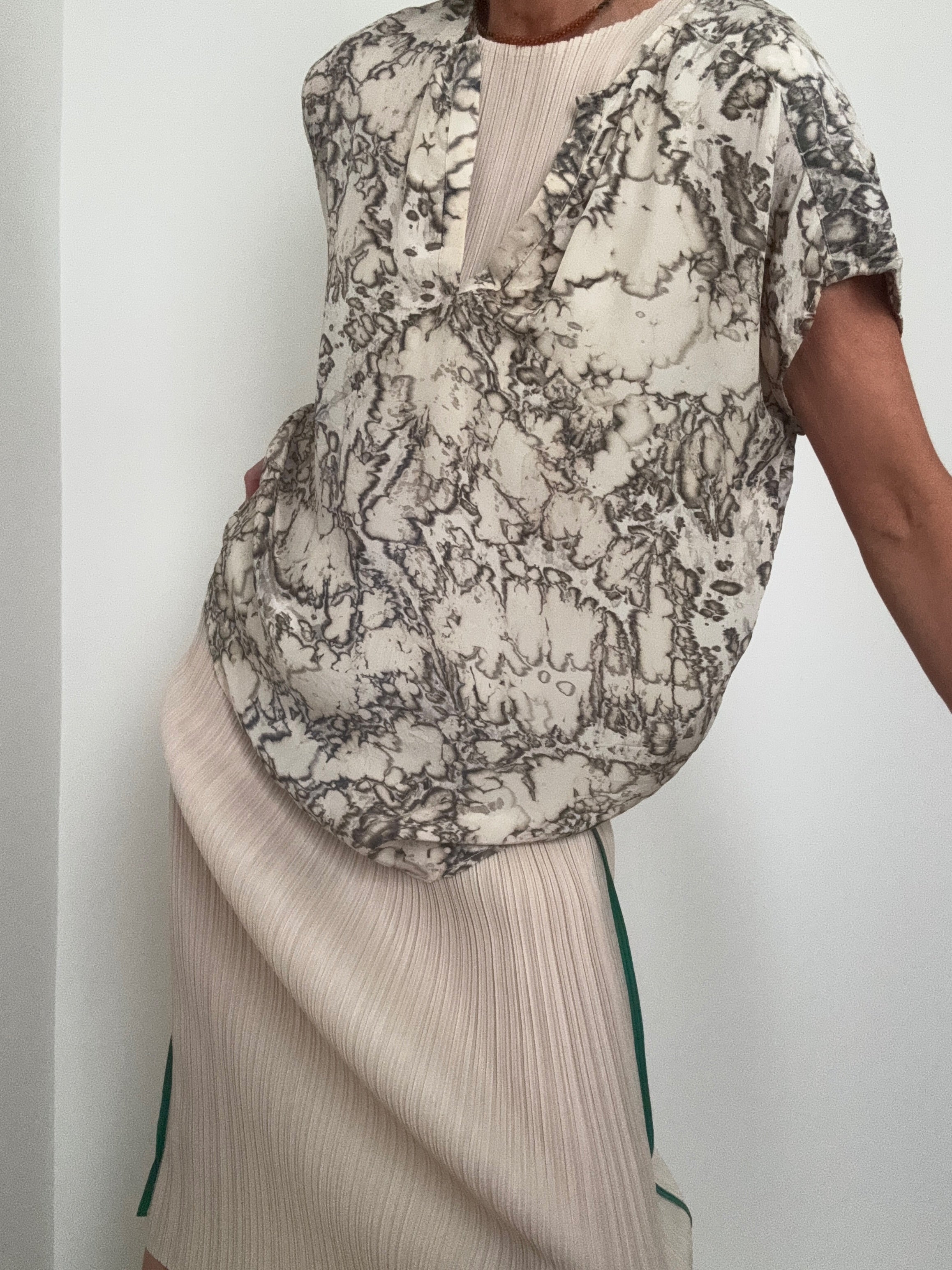 Lulu Blouse Rocky Marble | Blouses