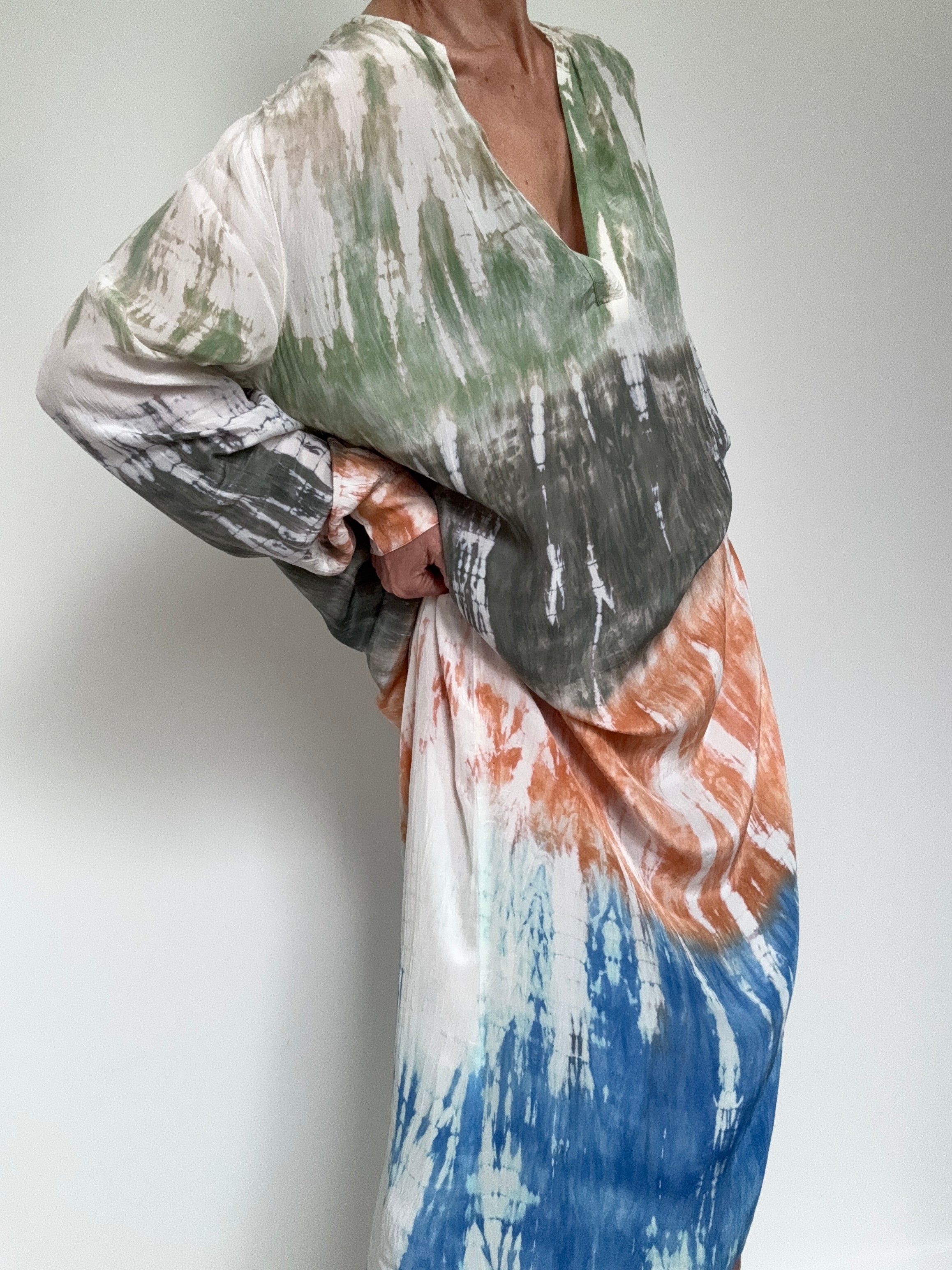 Project AJ 117 Dresses Project AJ 117 Faitheen Dress Multi Tie Dye