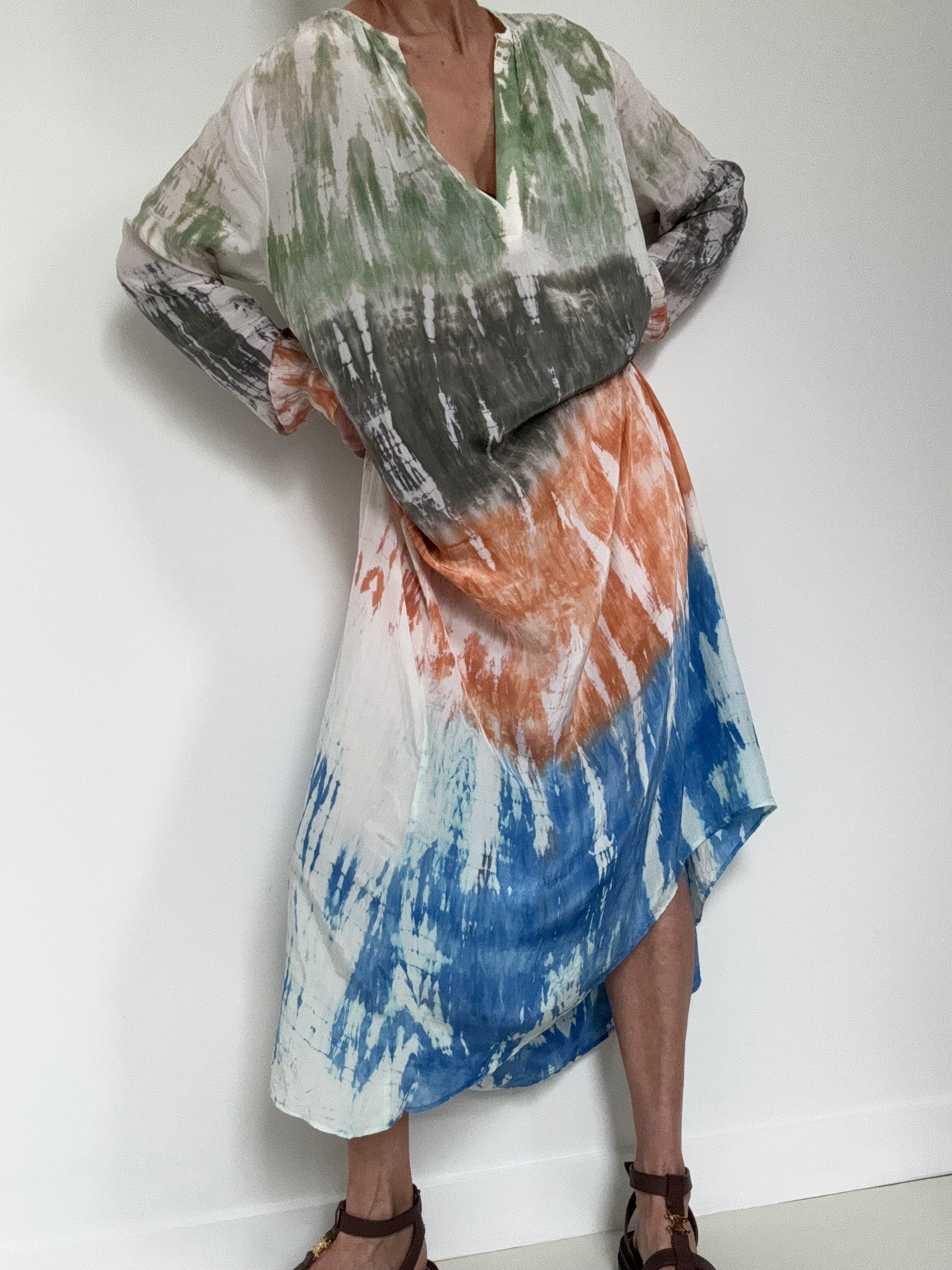 Project AJ 117 Dresses Project AJ 117 Faitheen Dress Multi Tie Dye