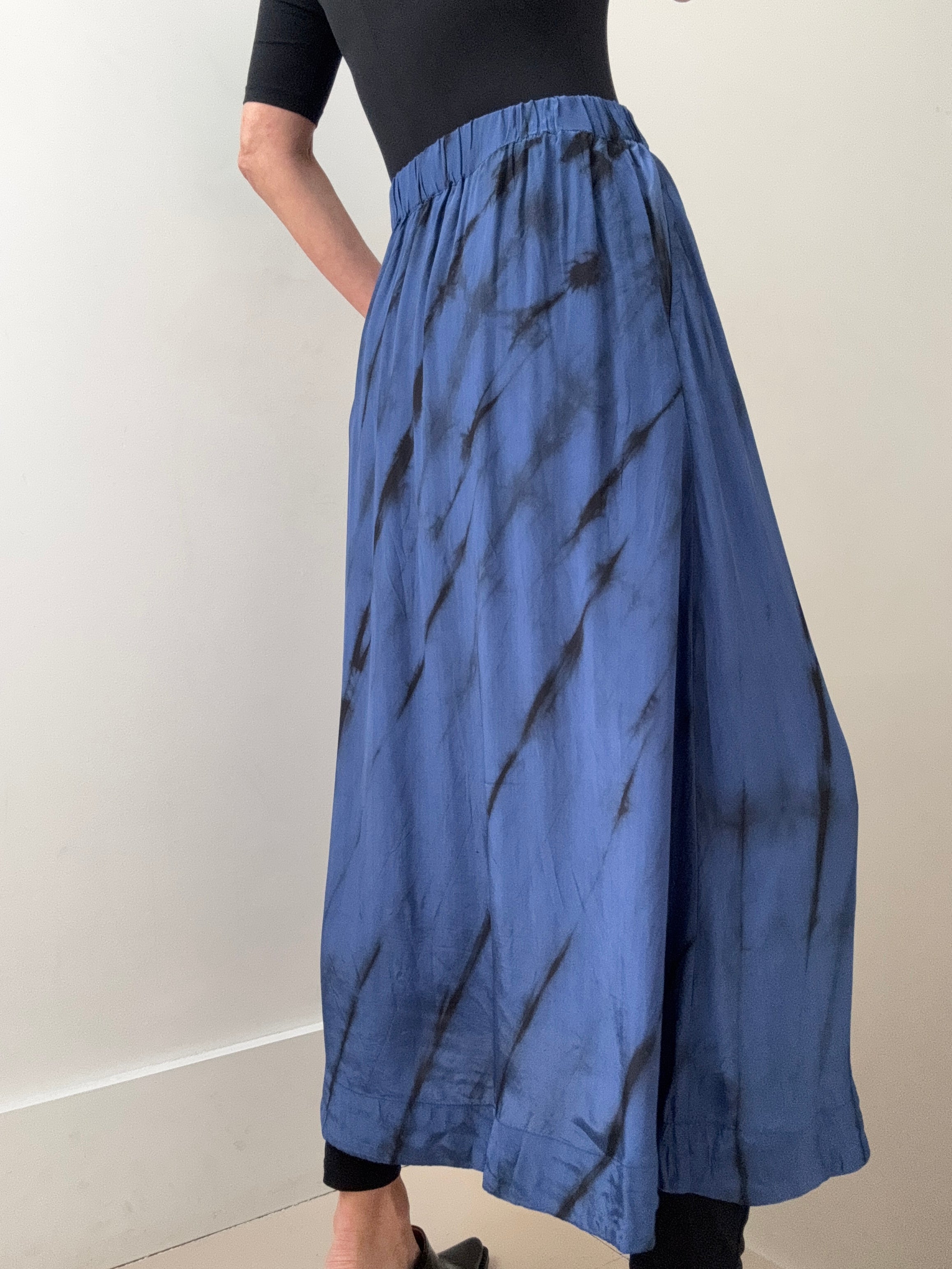 Project AJ 117 Skirts Franny Skirt Blue Tiedye