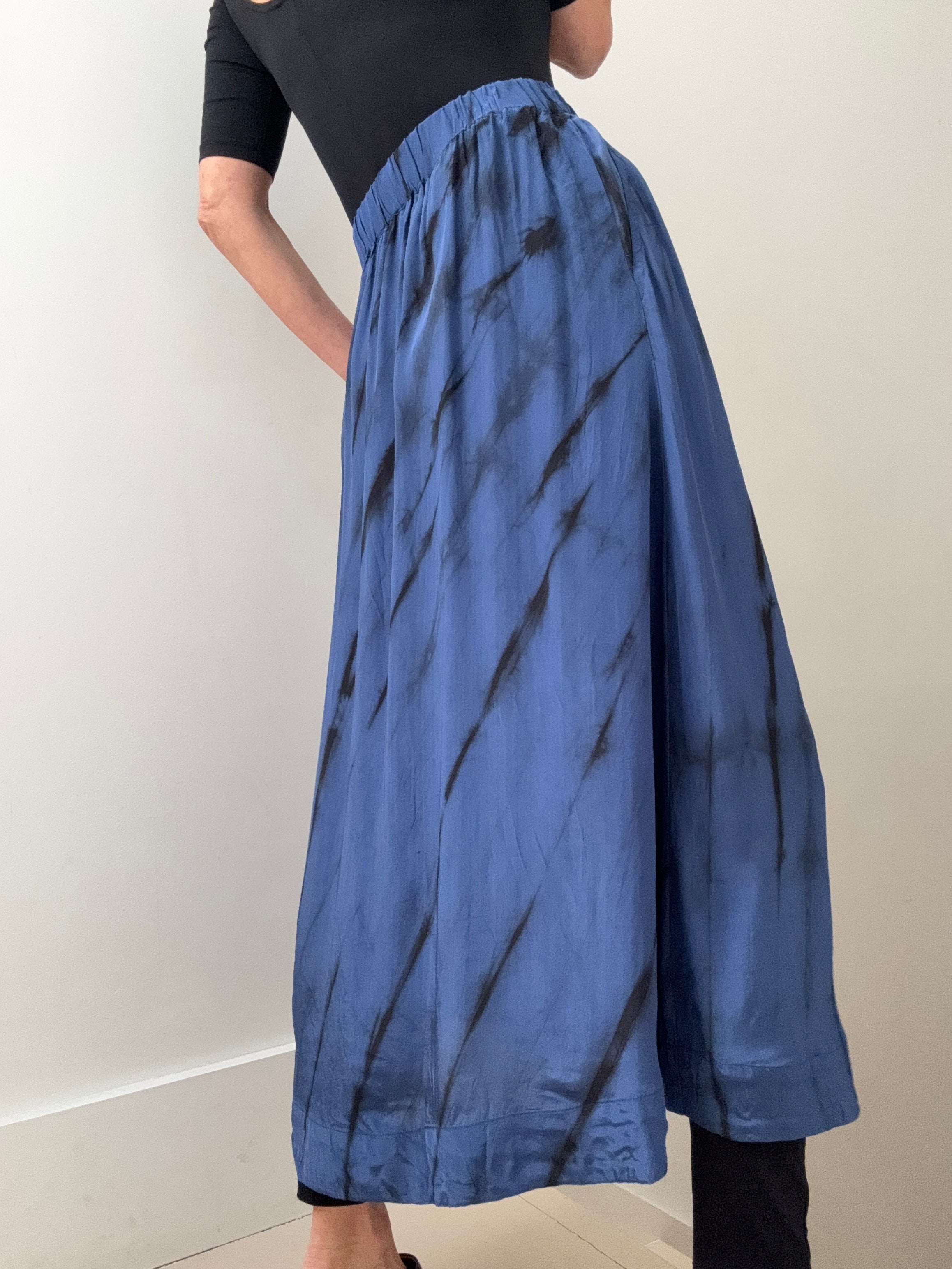 Project AJ 117 Skirts Franny Skirt Blue Tiedye