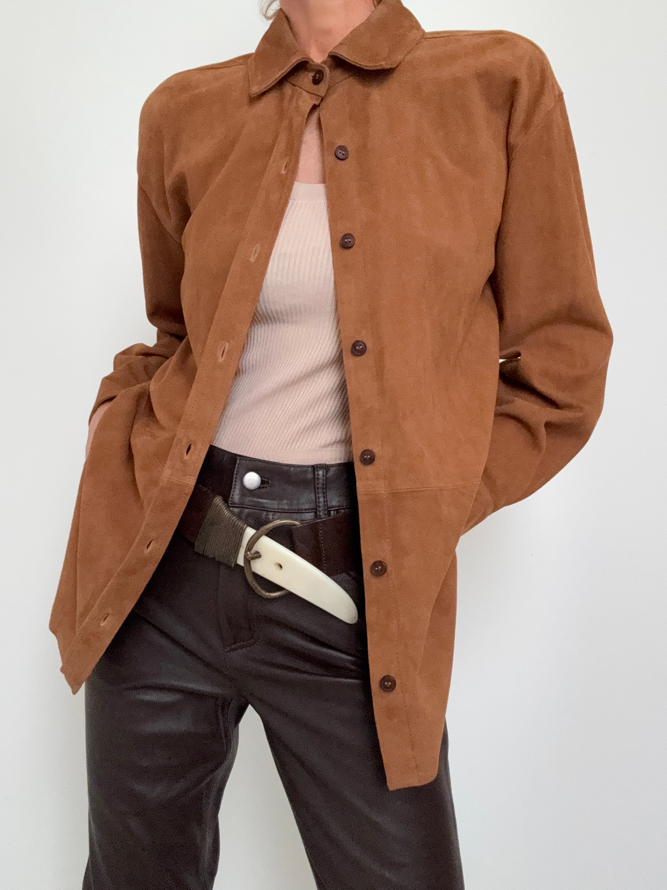 Suede Overshirt | Shirts