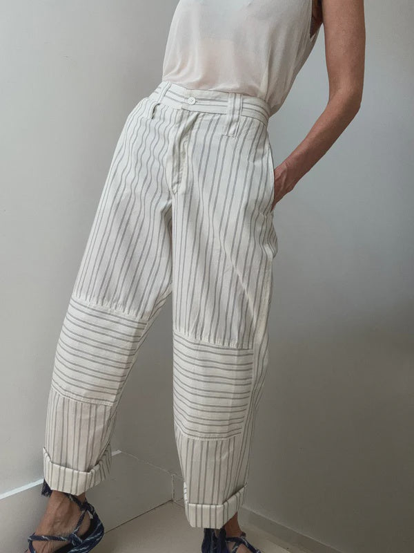 Fresia Line Pants Off White | Pants