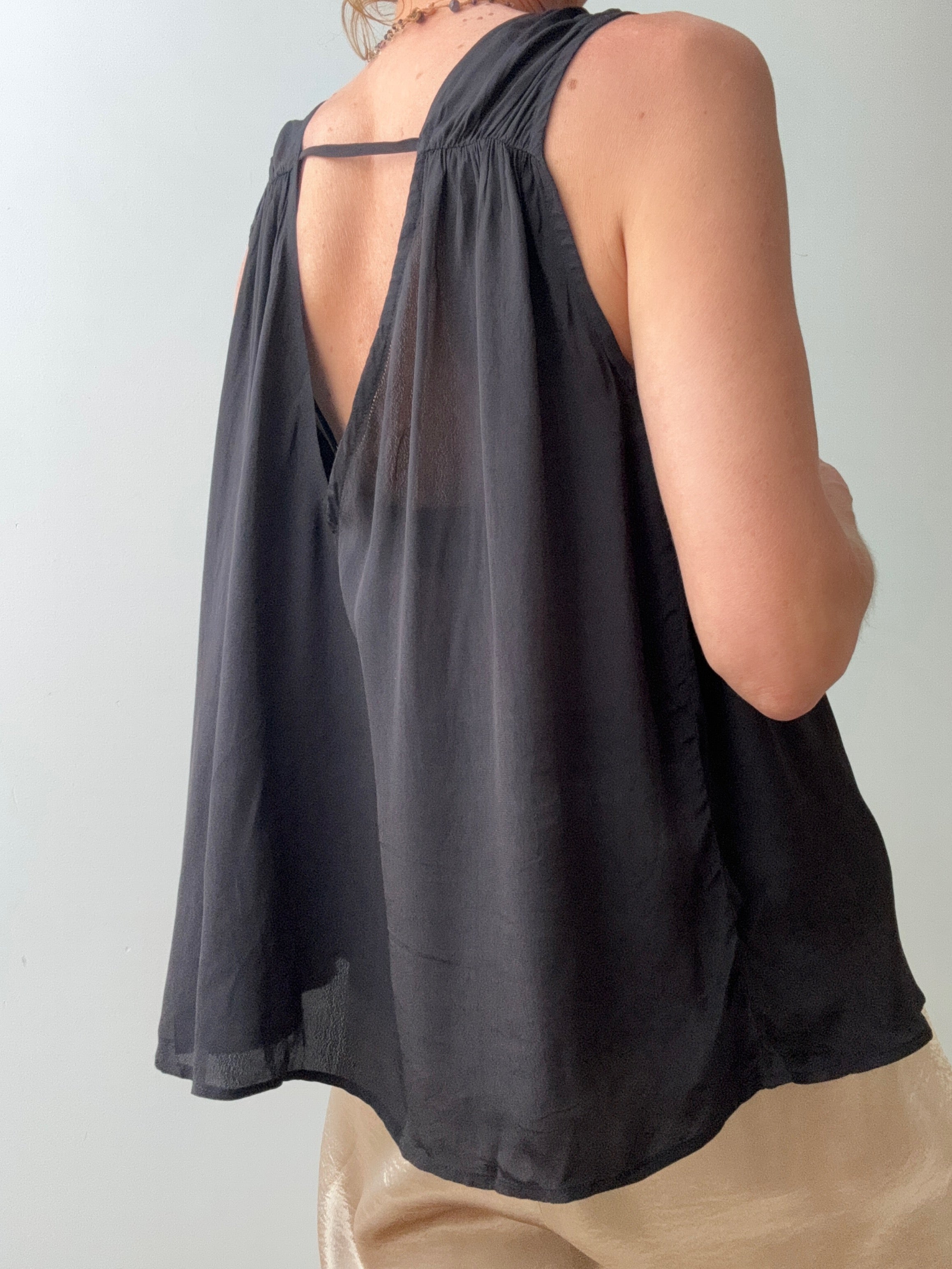 Rabens Saloner Cornelia Black Cami | Tops