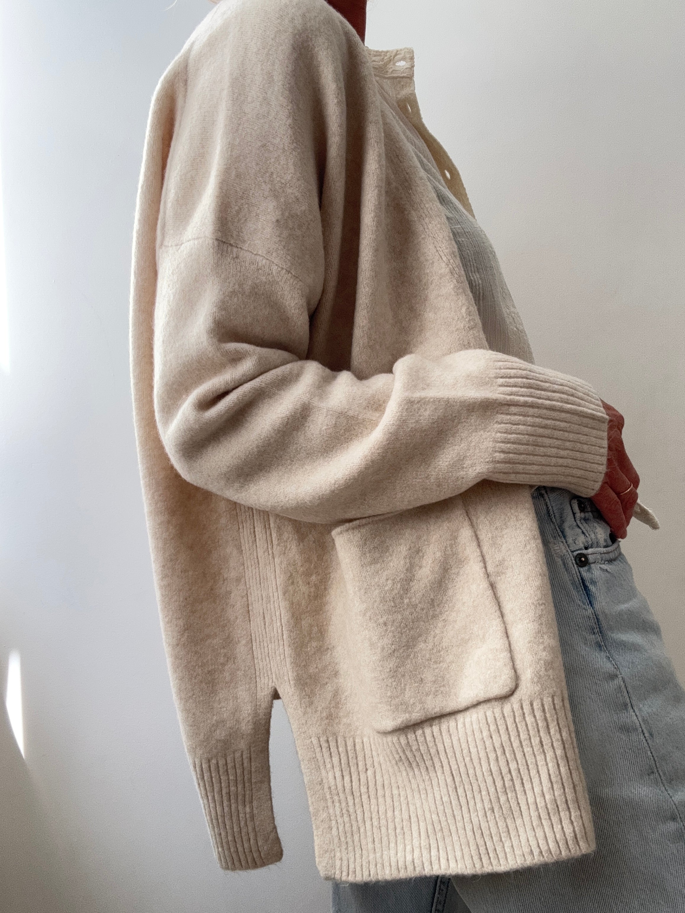 Ralph Lauren Cardigans Ralph Lauren Soft Knit Cardigan Oatmeal