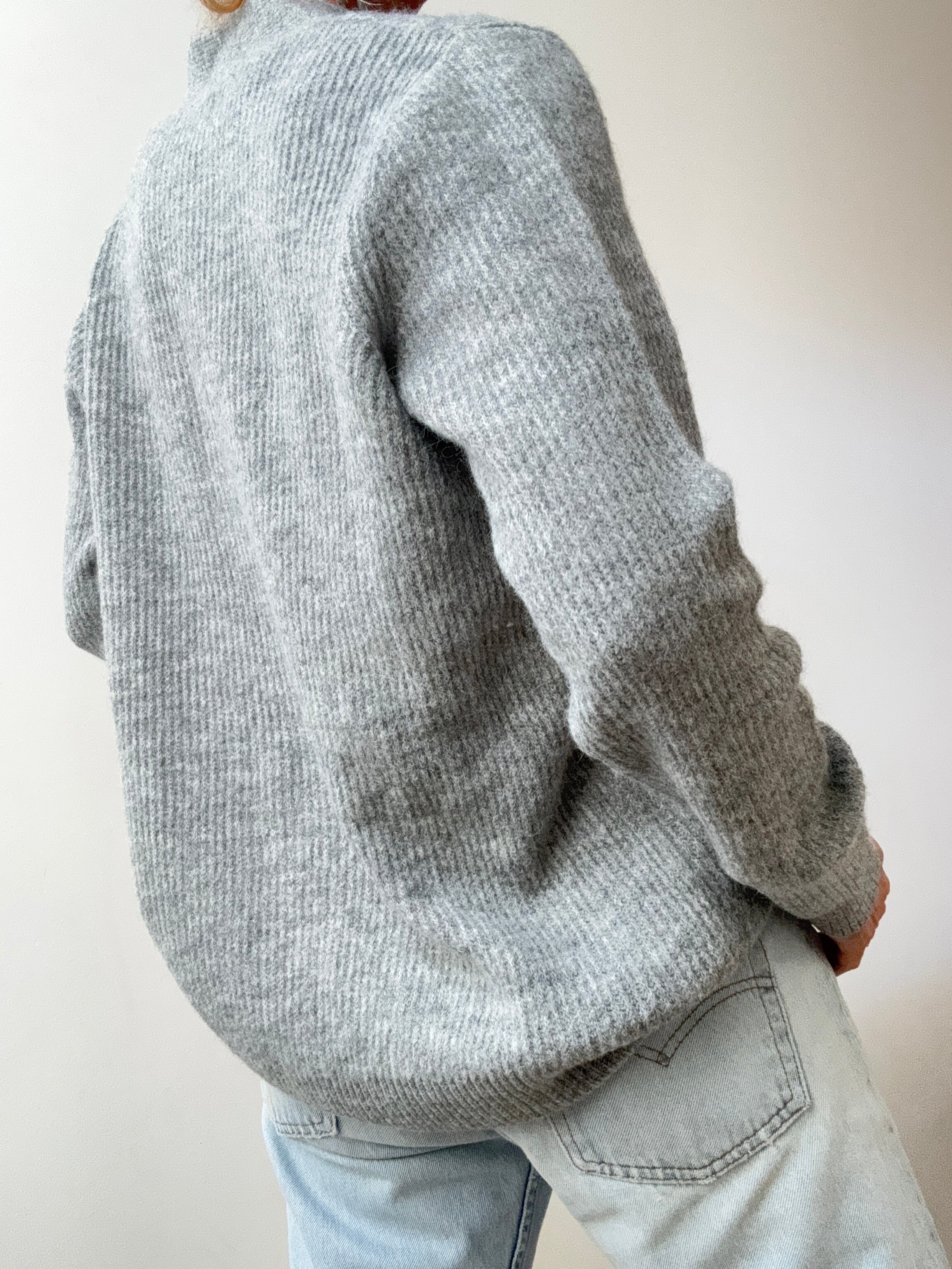 Ralph Lauren Soft Ribbed Cardigan Grey | Cardigans