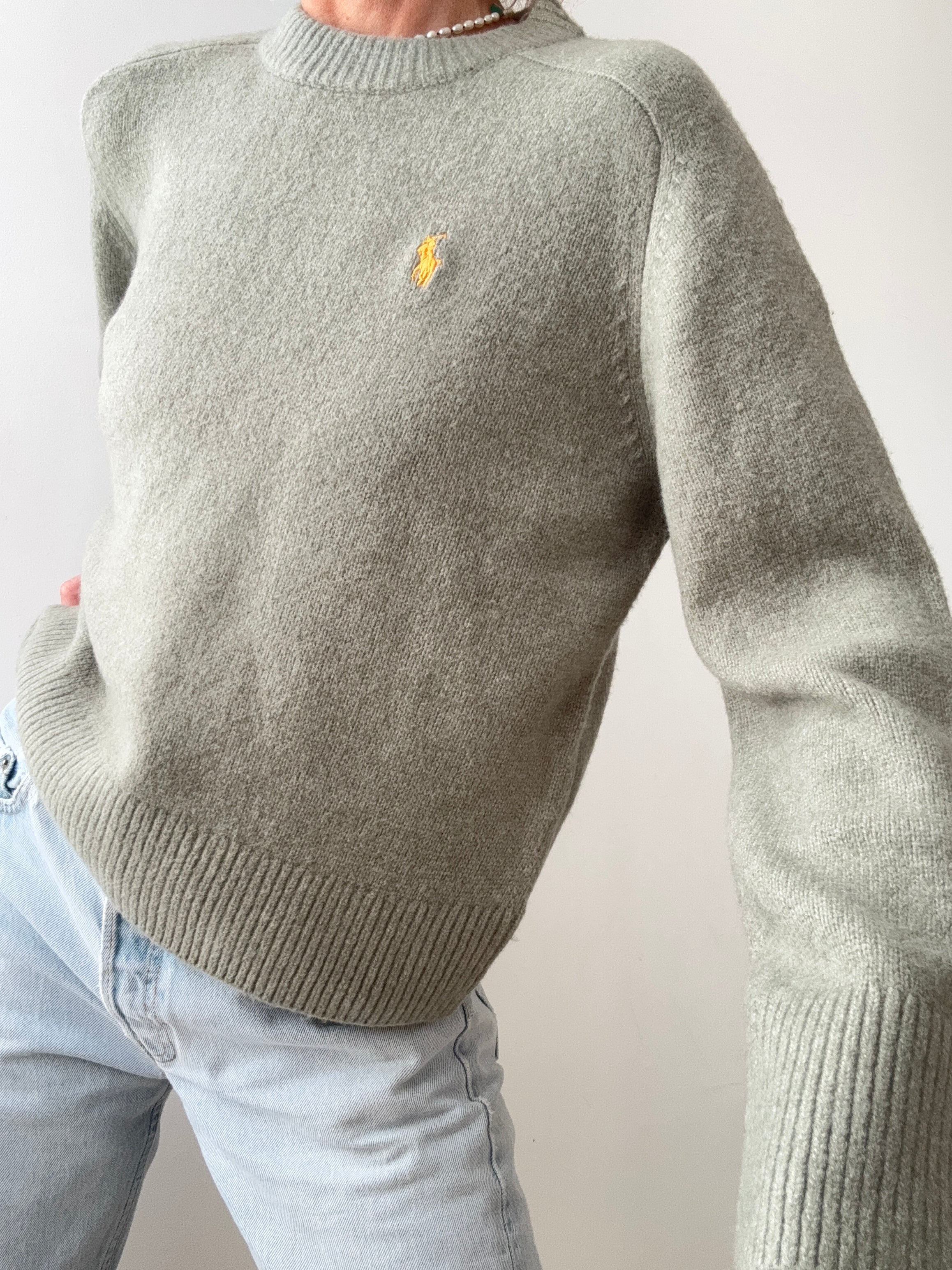 Ralph Lauren Jumpers Ralph Lauren Wool Blend Knit Green