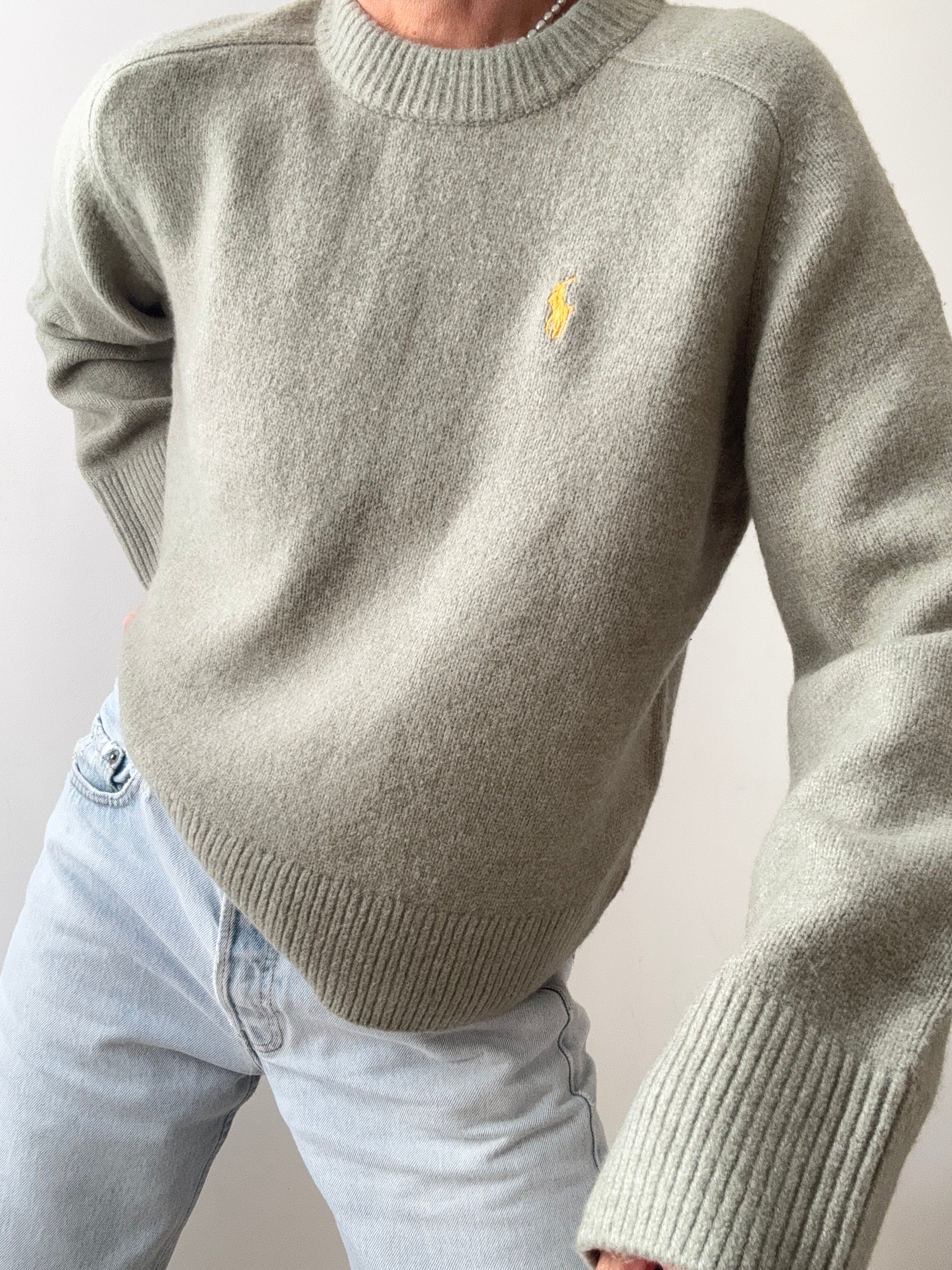 Ralph Lauren Jumpers Ralph Lauren Wool Blend Knit Green