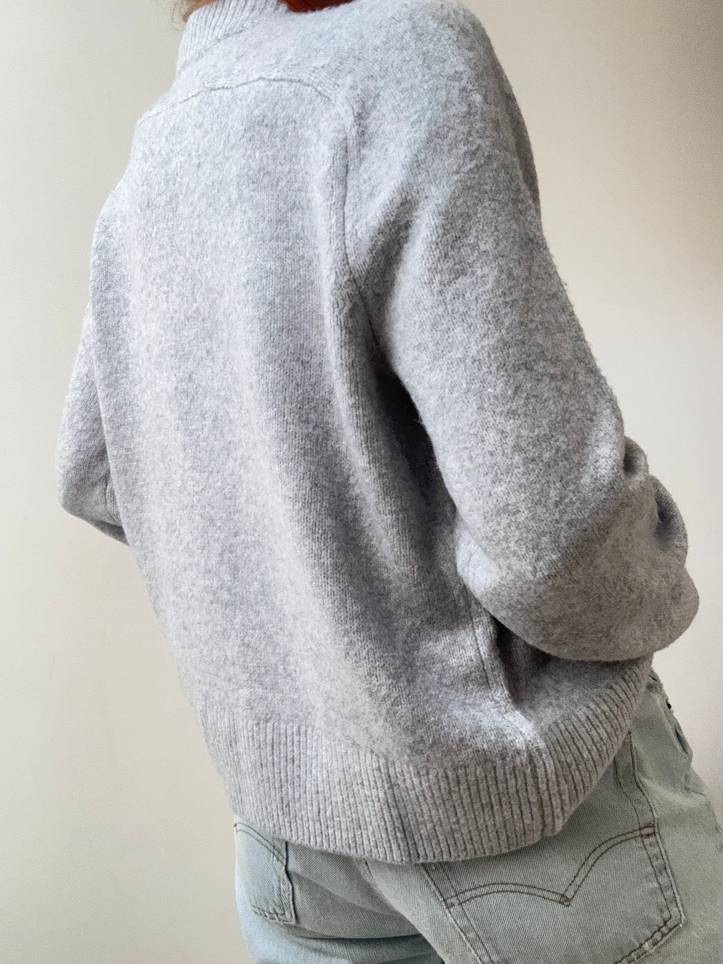 Ralph Lauren Wool Blend Knit Grey Blue | Jumpers