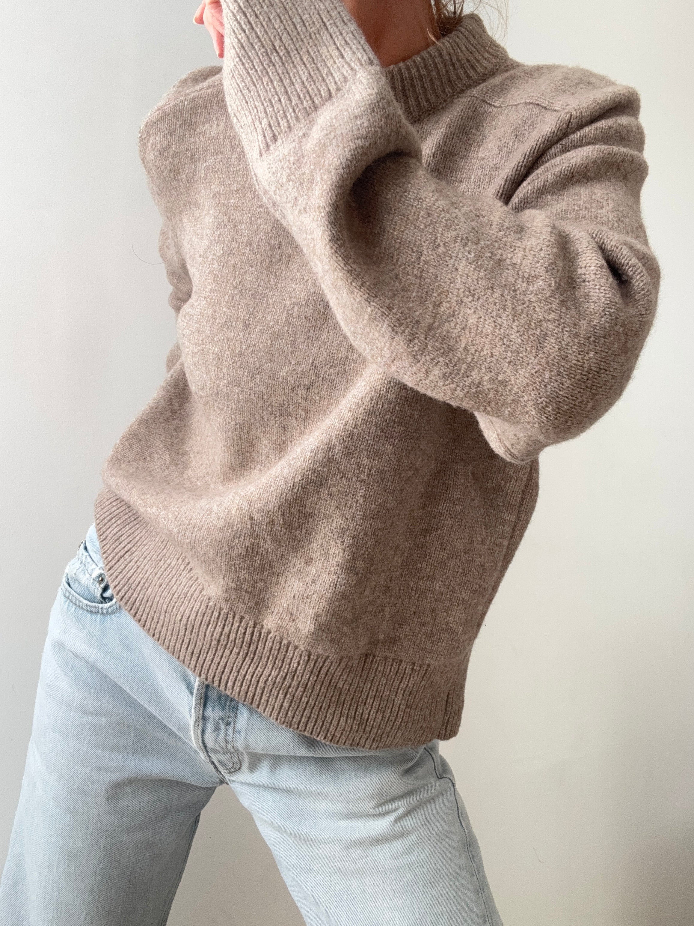 Ralph Lauren Jumpers Ralph Lauren Wool Blend Knit Tan