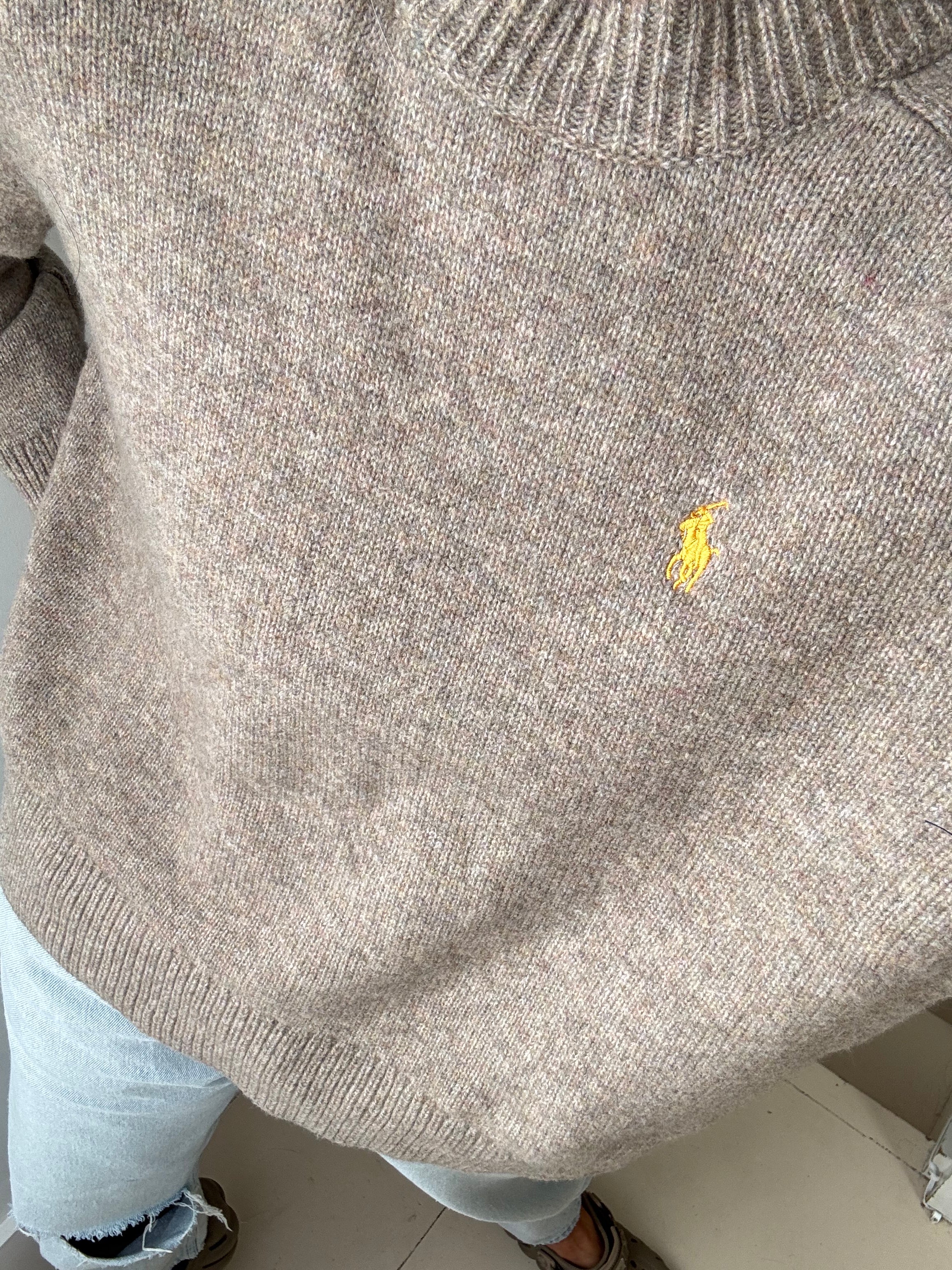 Ralph Lauren Jumpers Ralph Lauren Wool Blend Knit Tan