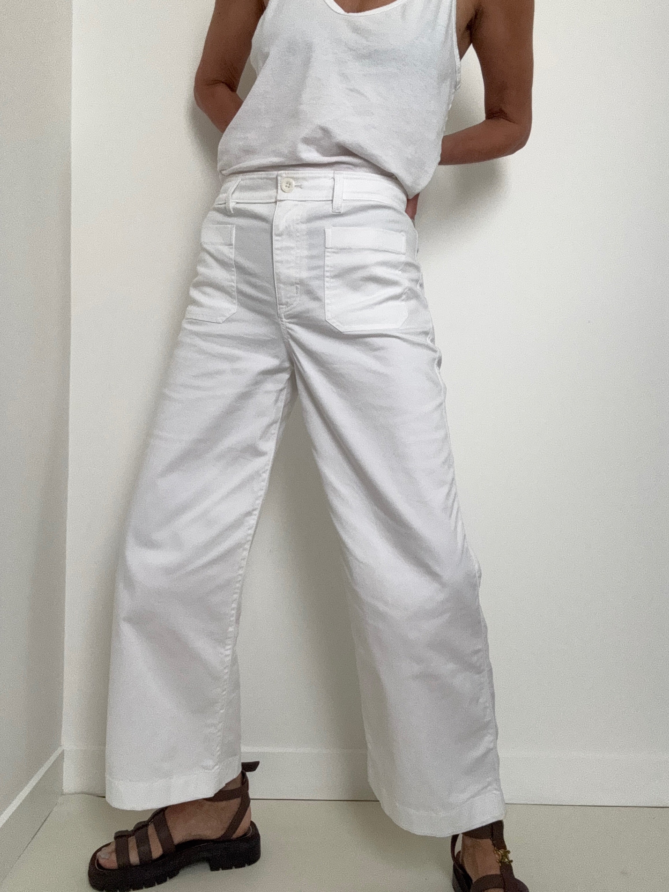 Ralph Lauren Denim Wide Leg Sailor Pants | Jetsetbohemian