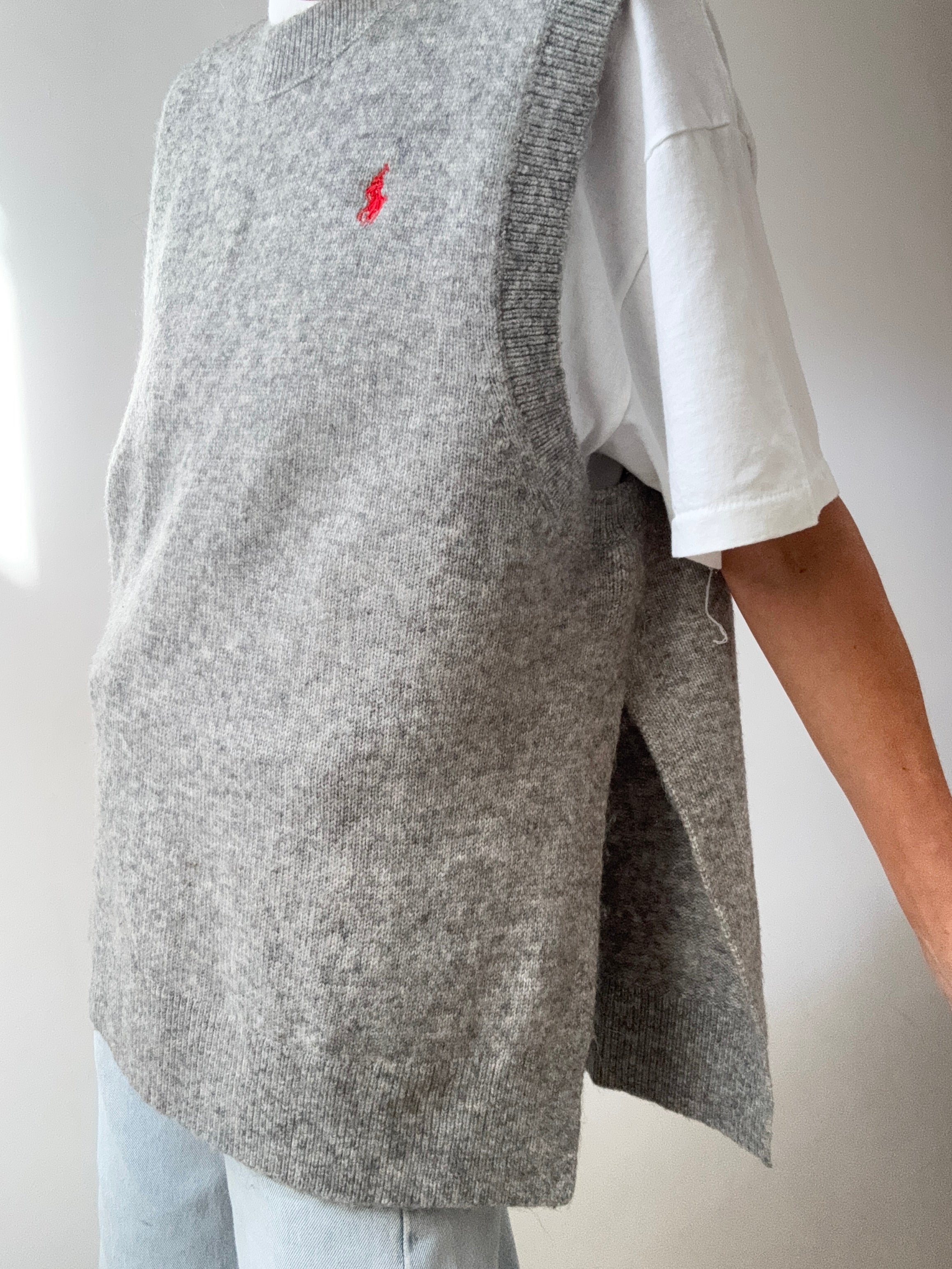 Ralph Lauren Vests Ralph Lauren Open Side Vest Grey