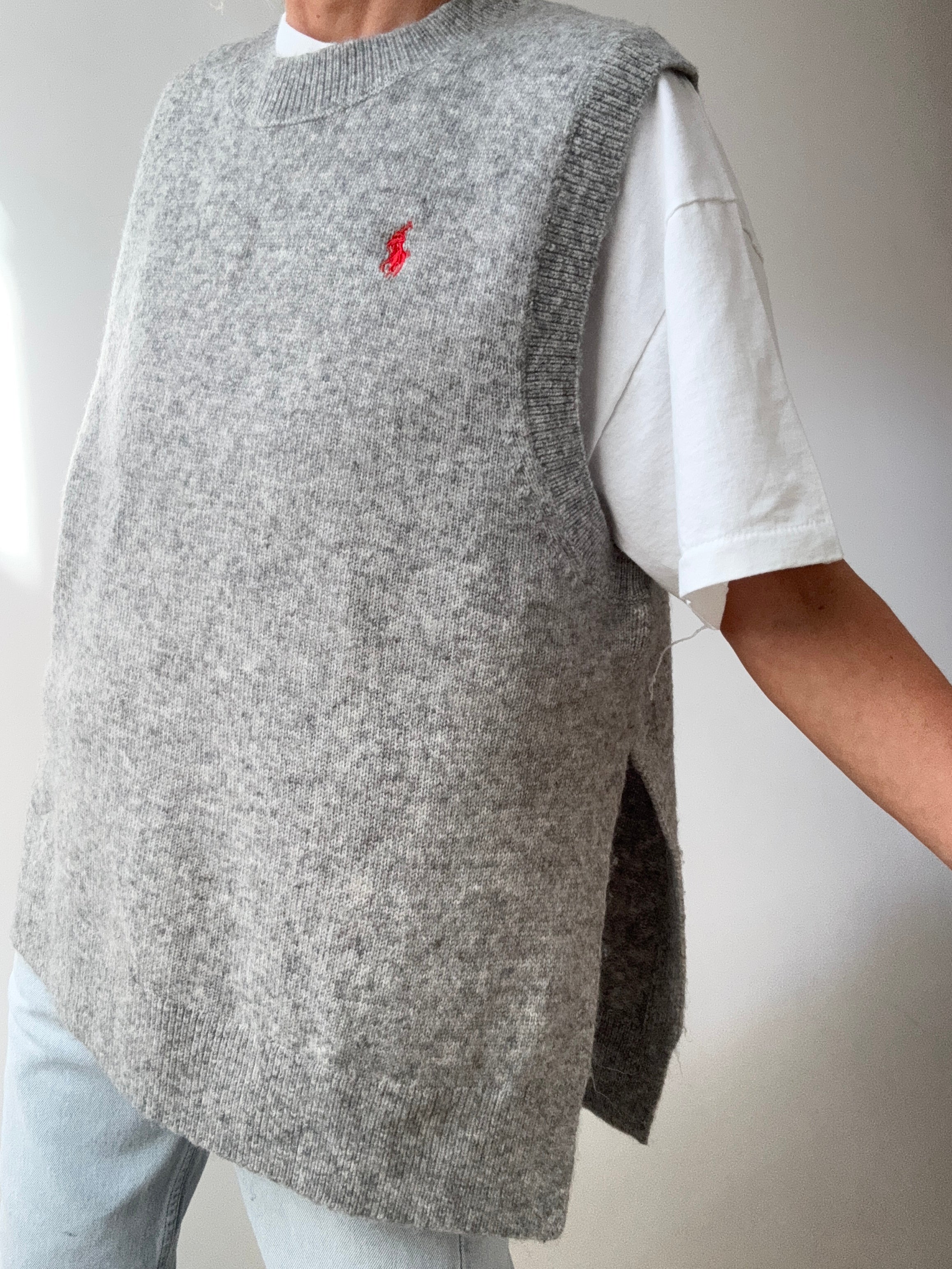 Ralph Lauren Vests Ralph Lauren Open Side Vest Grey