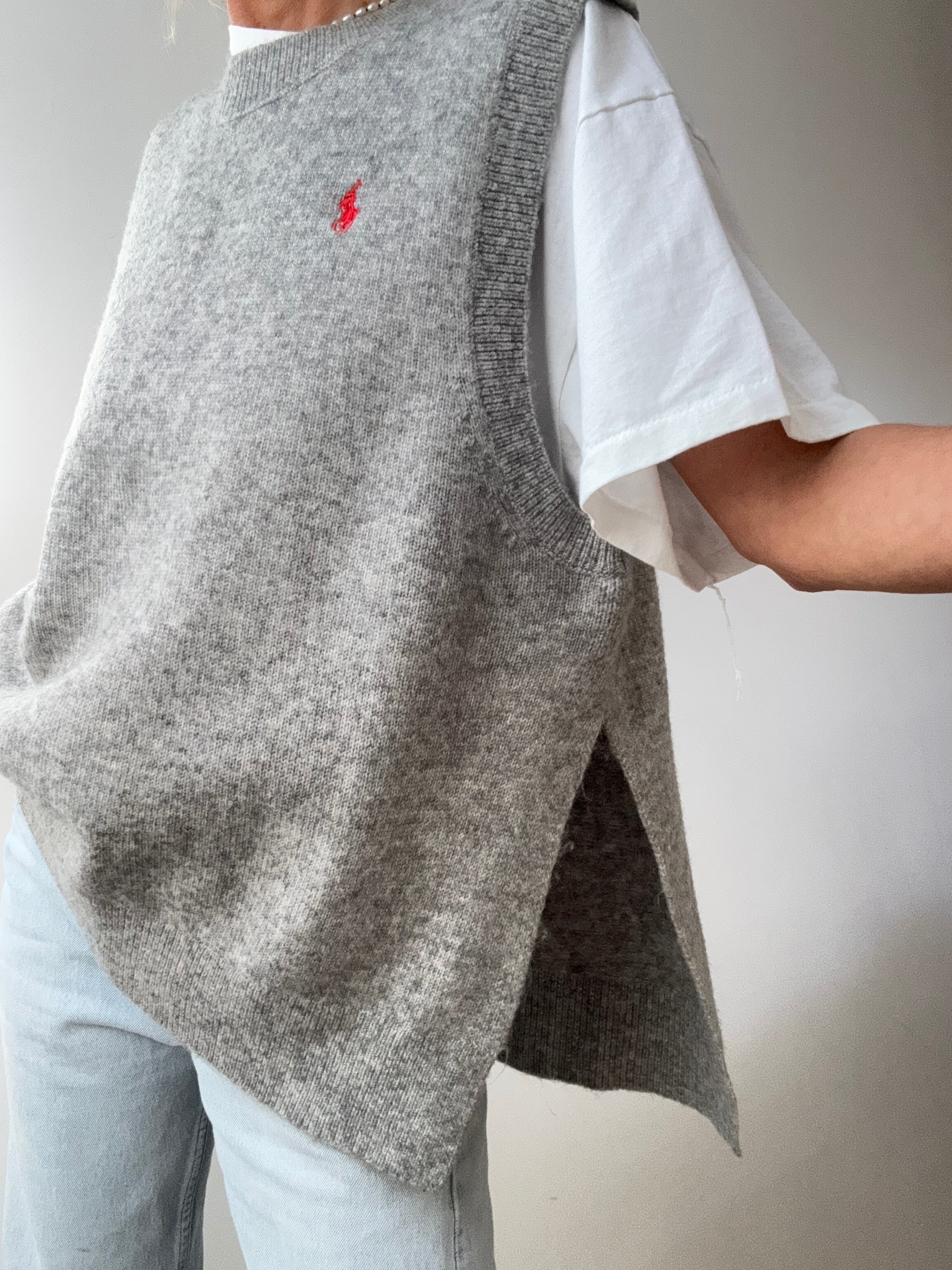 Ralph Lauren Vests Ralph Lauren Open Side Vest Grey