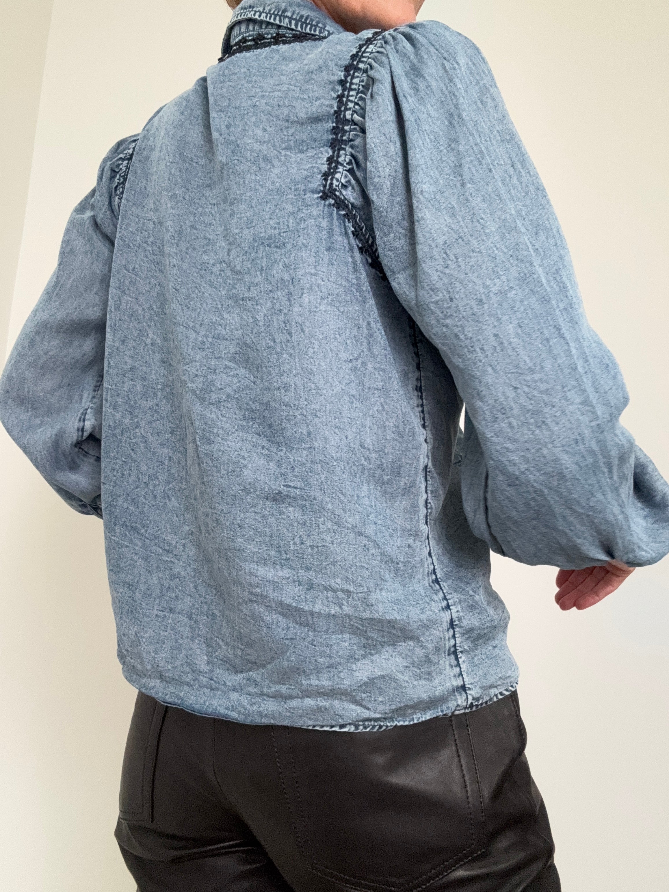Rapsodia Shirts Camisa Texan Denim