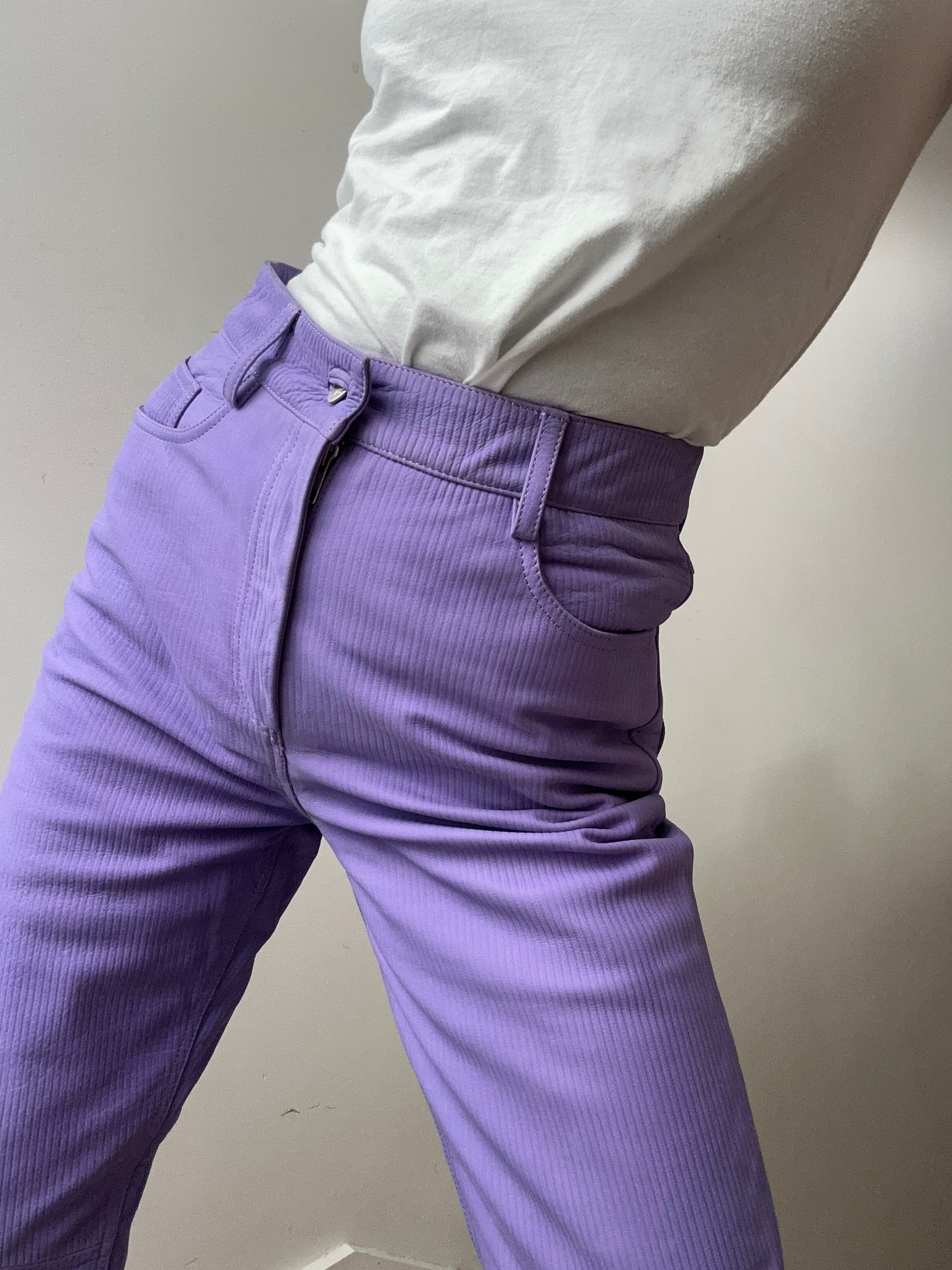 PacSun Purple Corduroy High Waisted Bootcut Jeans | PacSun