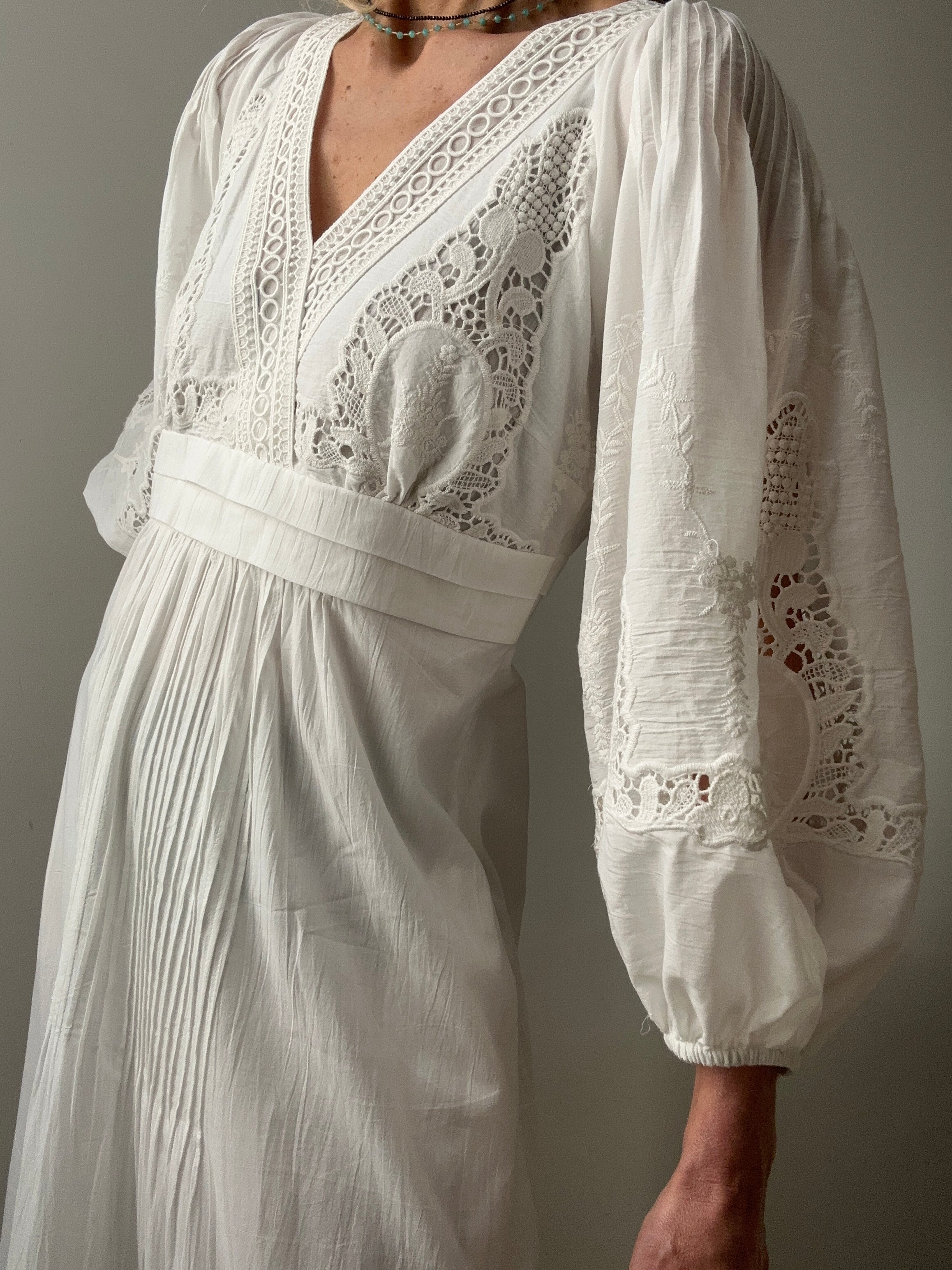 Rene Derhy Dresses Derhy Petunia Maxi Dress White
