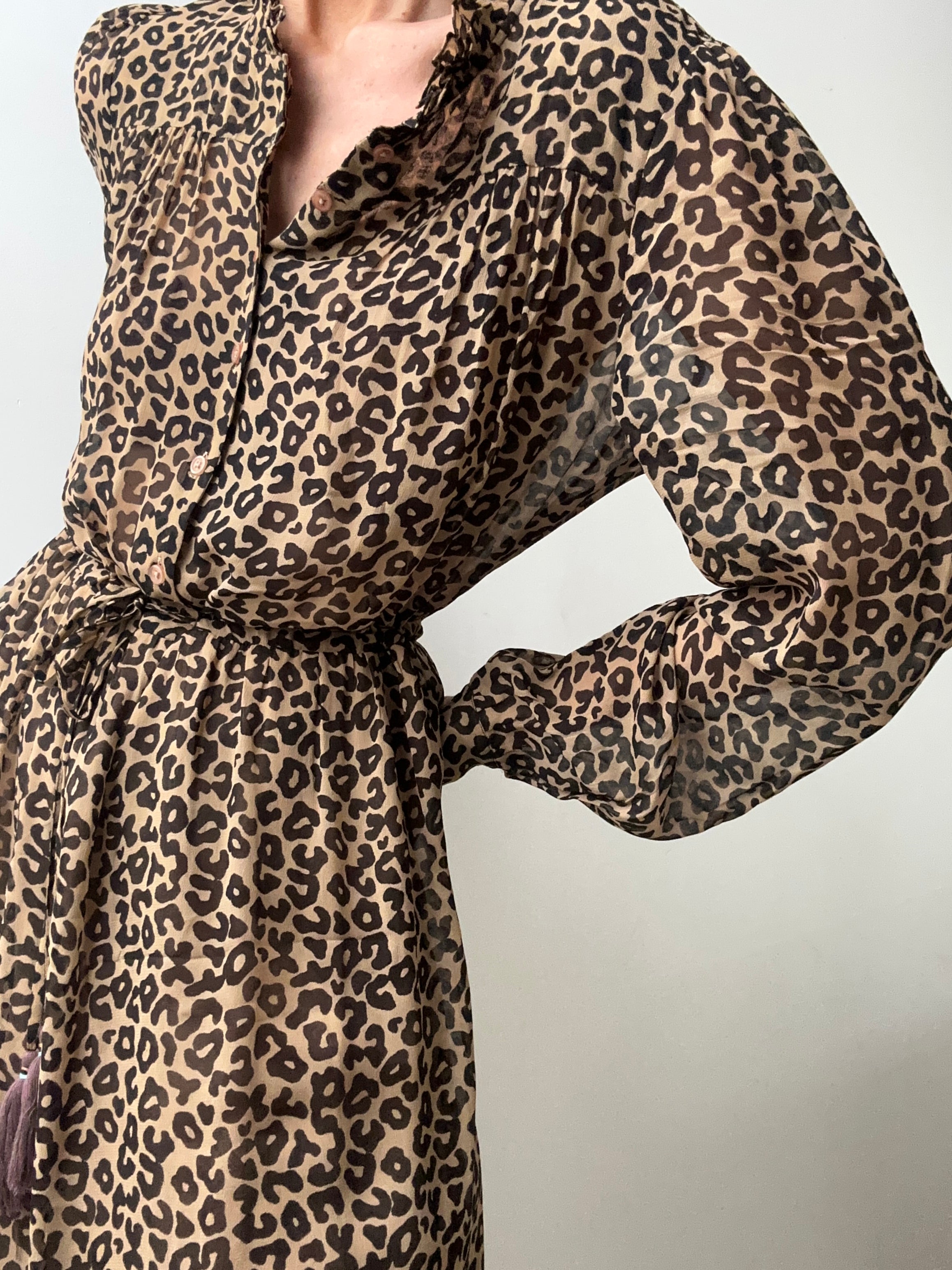 Sea Dresses Sea NY Leopard Print Maxi Dress