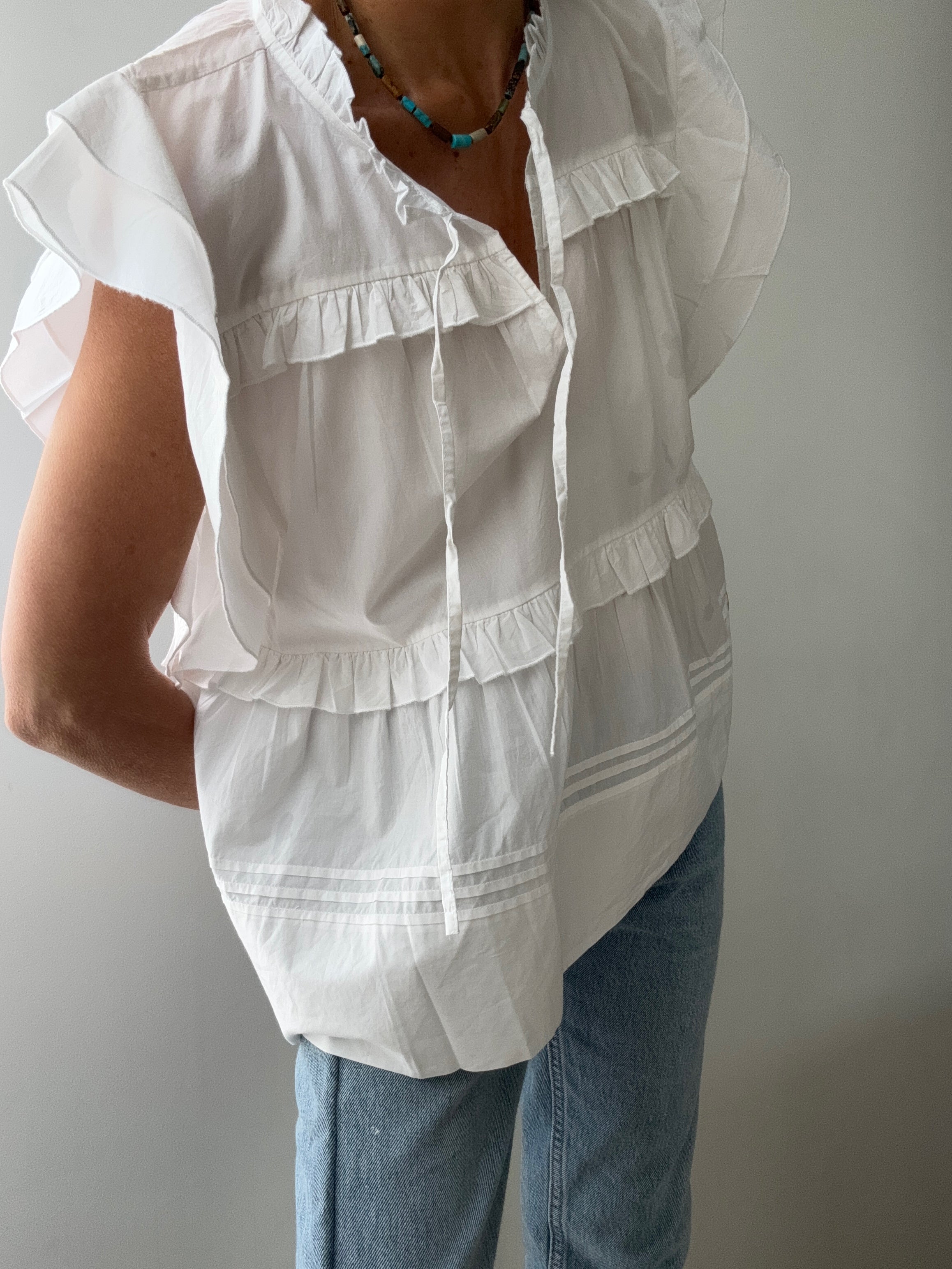 Skall Studio Blouses EU 40 / UK 12 Skall Gaya Blouse White