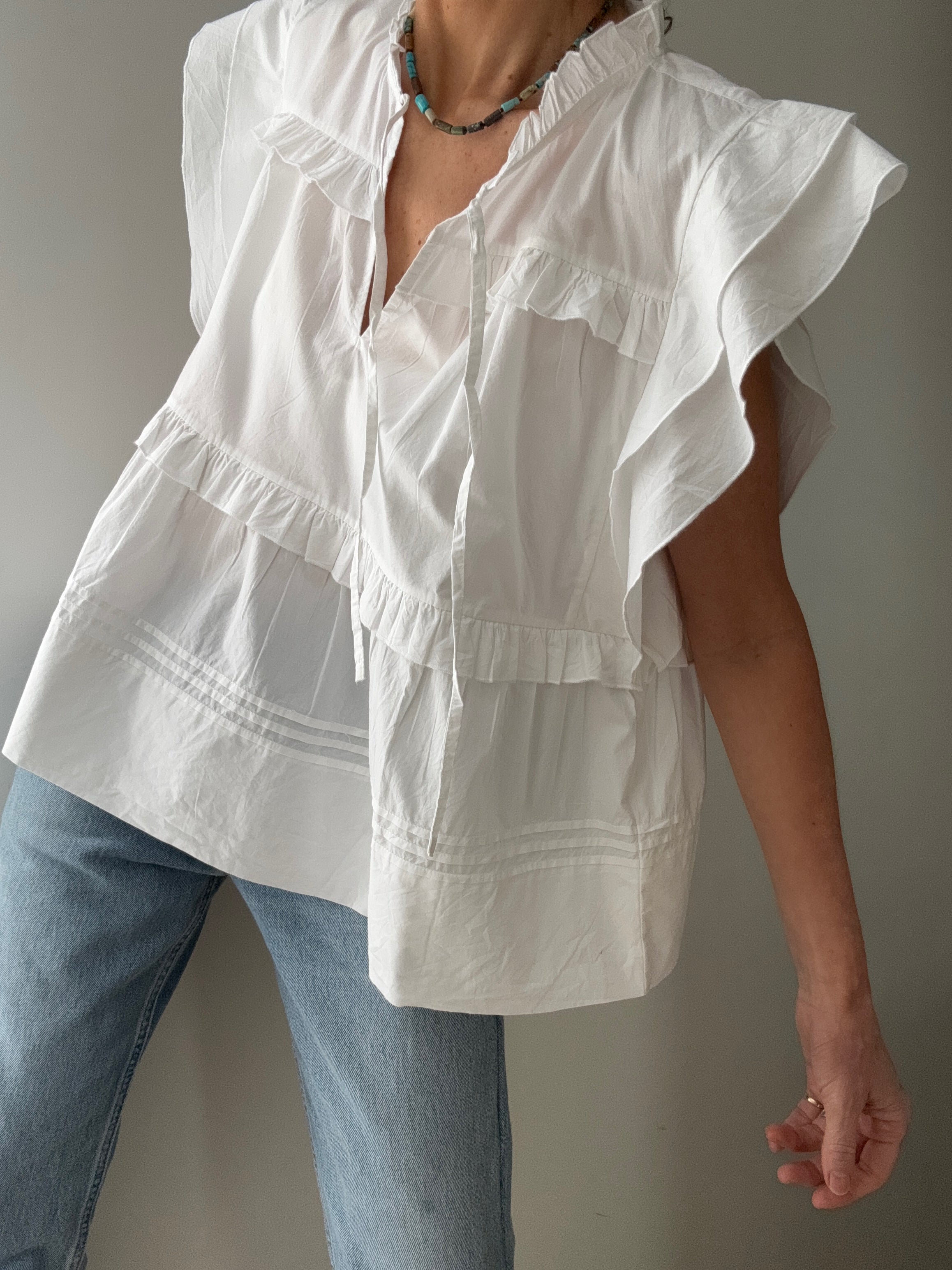 Skall Studio Blouses EU 40 / UK 12 Skall Gaya Blouse White