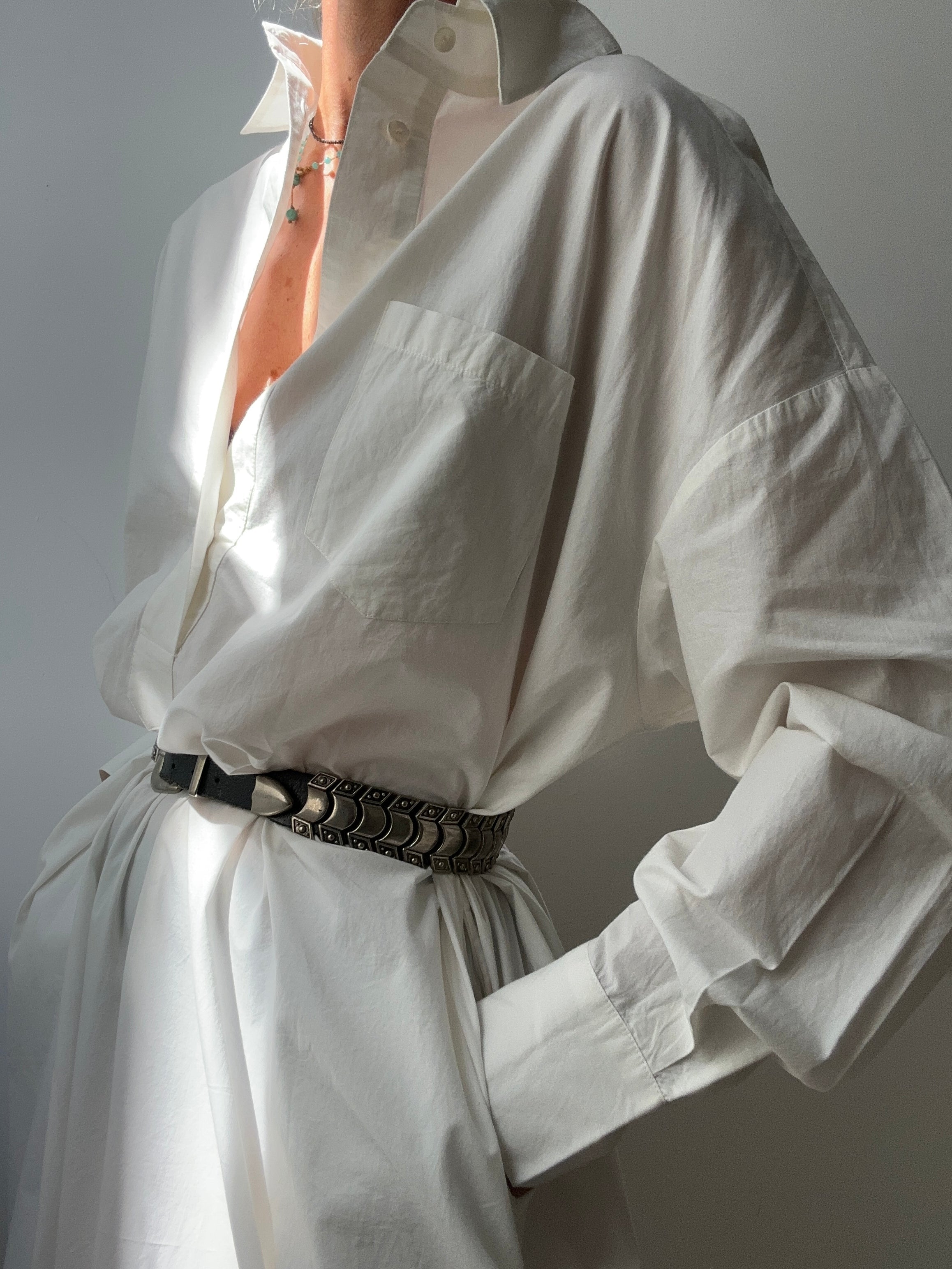 Skall Studio Dresses Edgar Shirtdress Vanilla