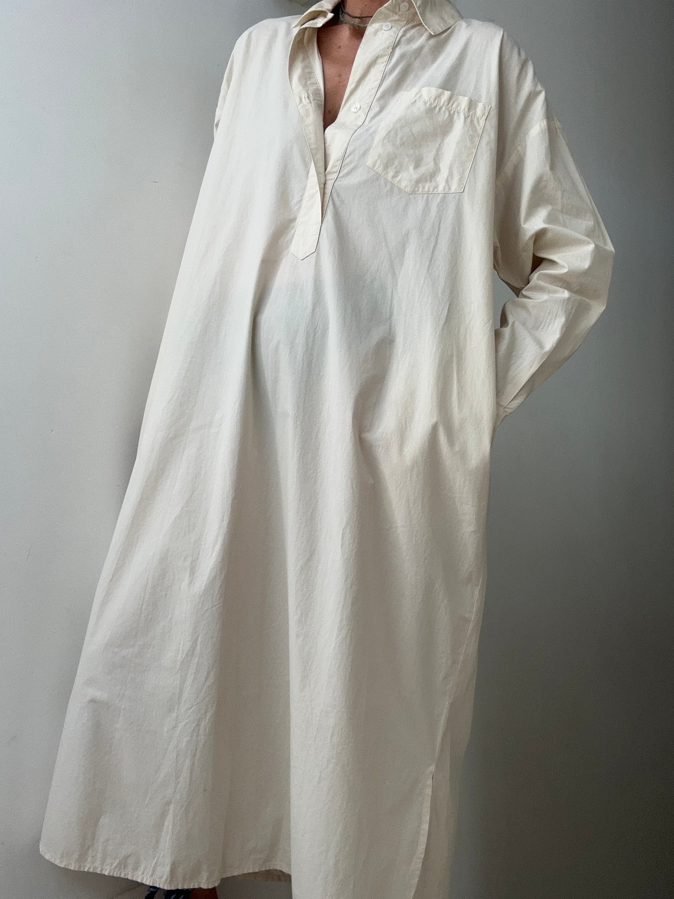 Skall Studio Dresses Skall Studio Edgar Shirtdress Bone