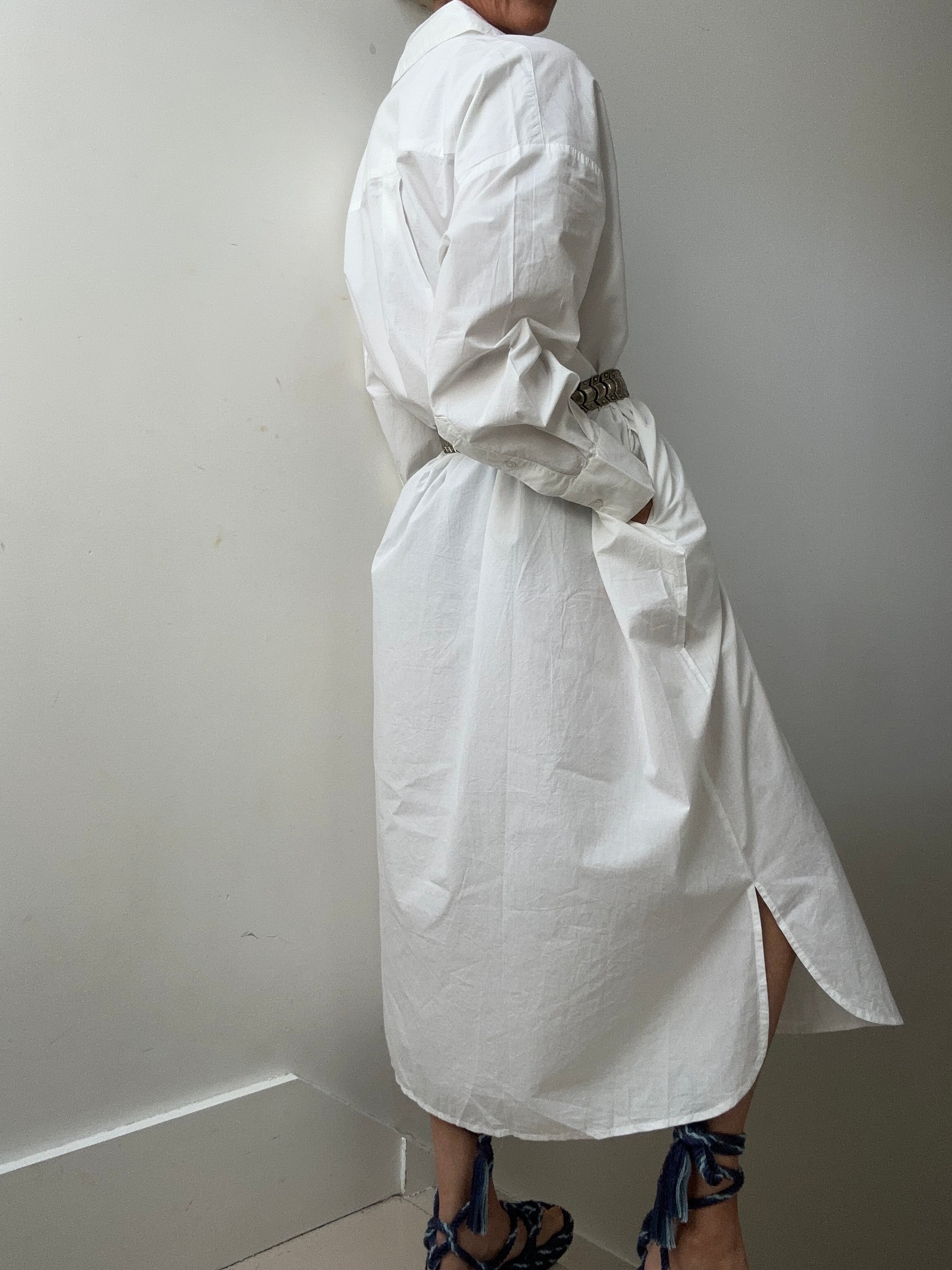 Skall Studio Dresses Skall Studio Edgar Shirtdress White
