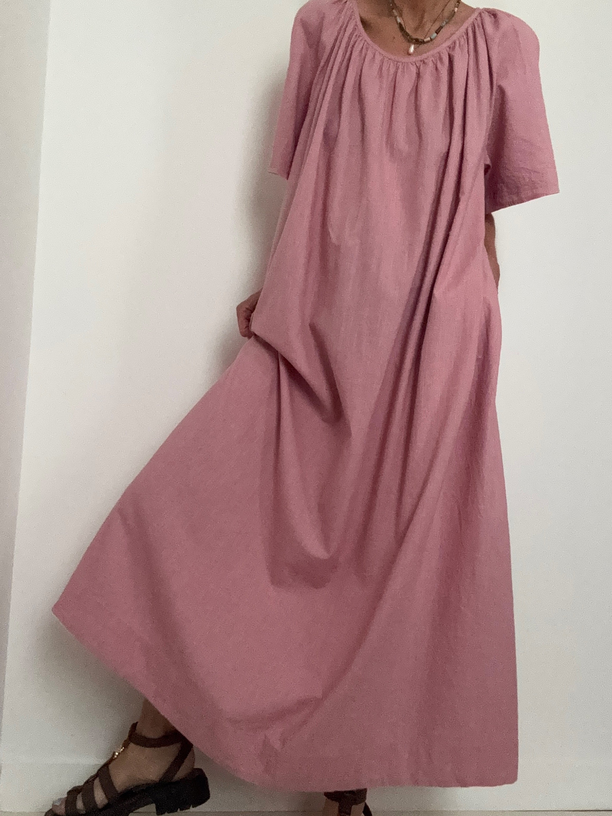 Skall Studio Dresses Skall Studio Loose Fit Dress Raspberry
