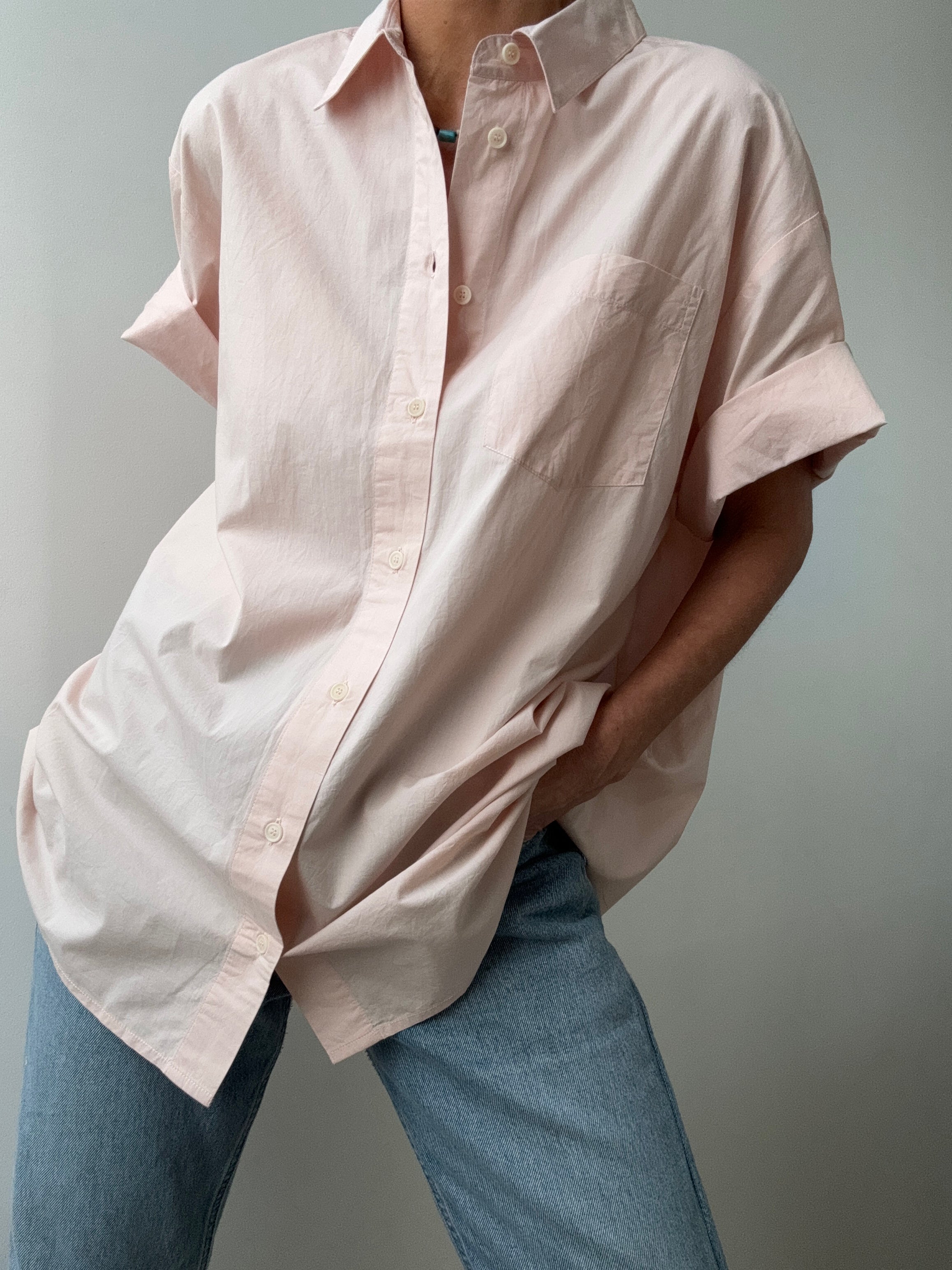 Skall Studio Shirts Organic Cotton Aggie Shirt Pink Blossom