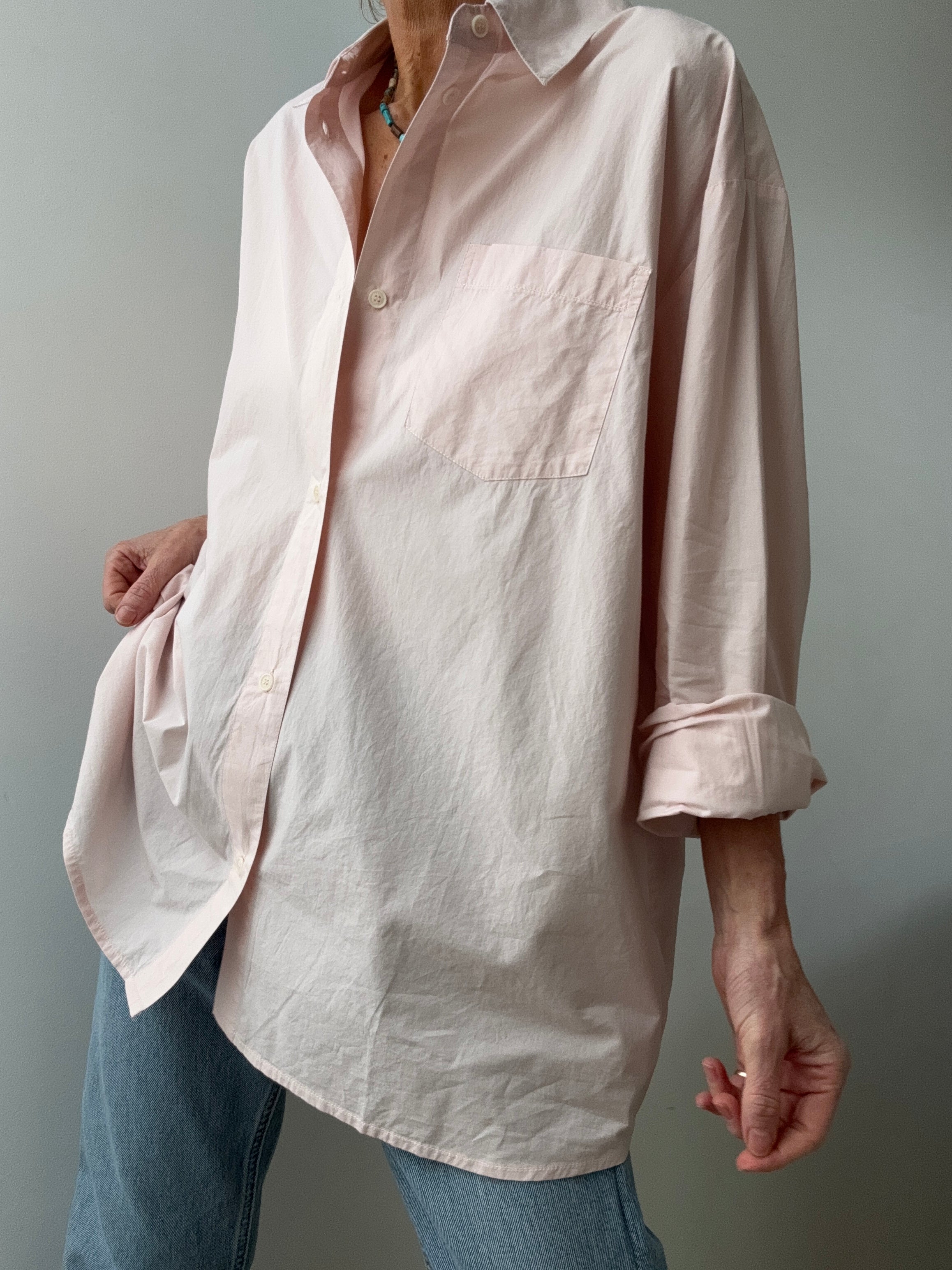 Skall Studio Shirts Organic Cotton Edgar Shirt Blossom Pink