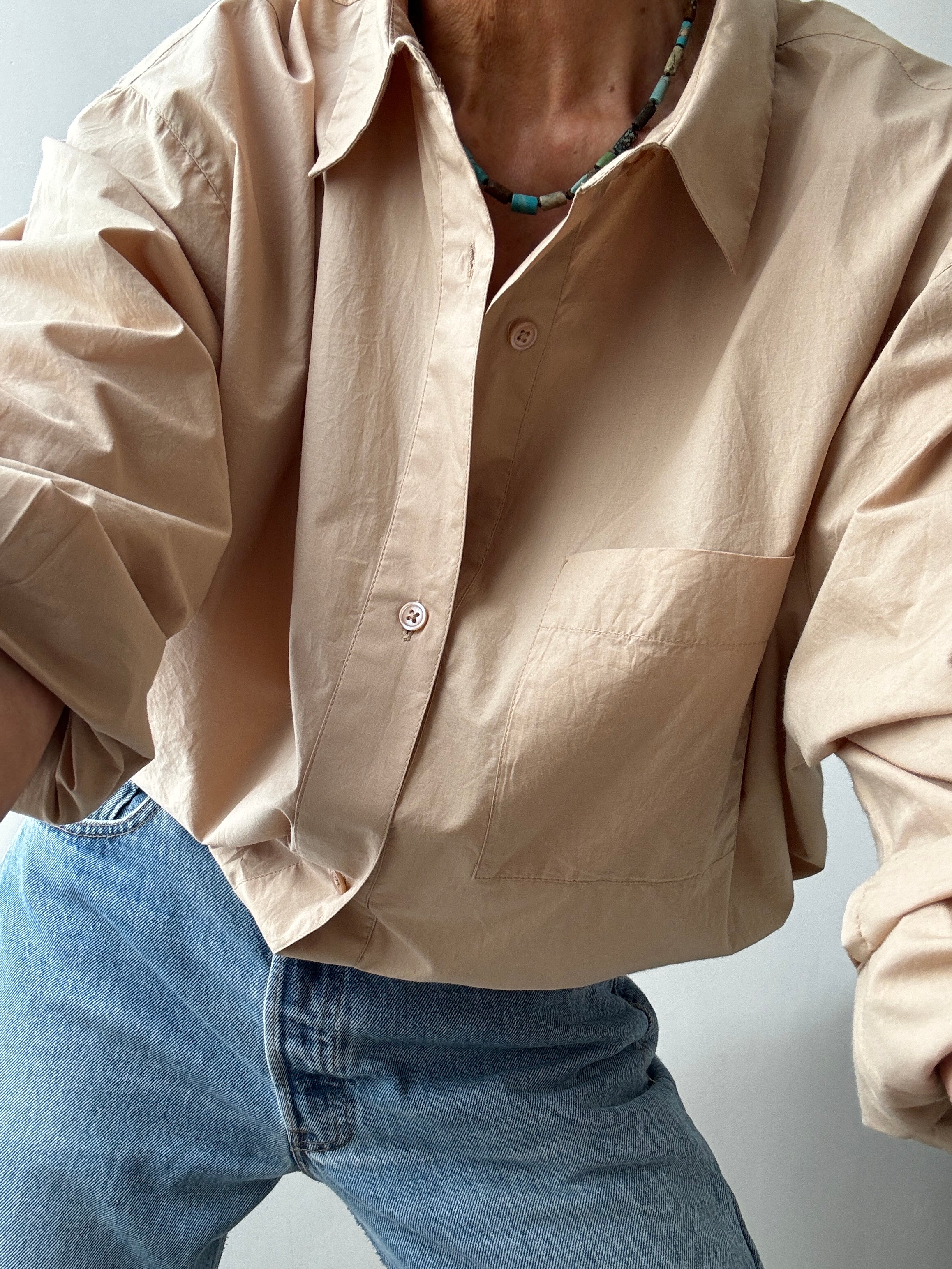Organic Cotton Edgar Shirt  Dark Sand | Shirts