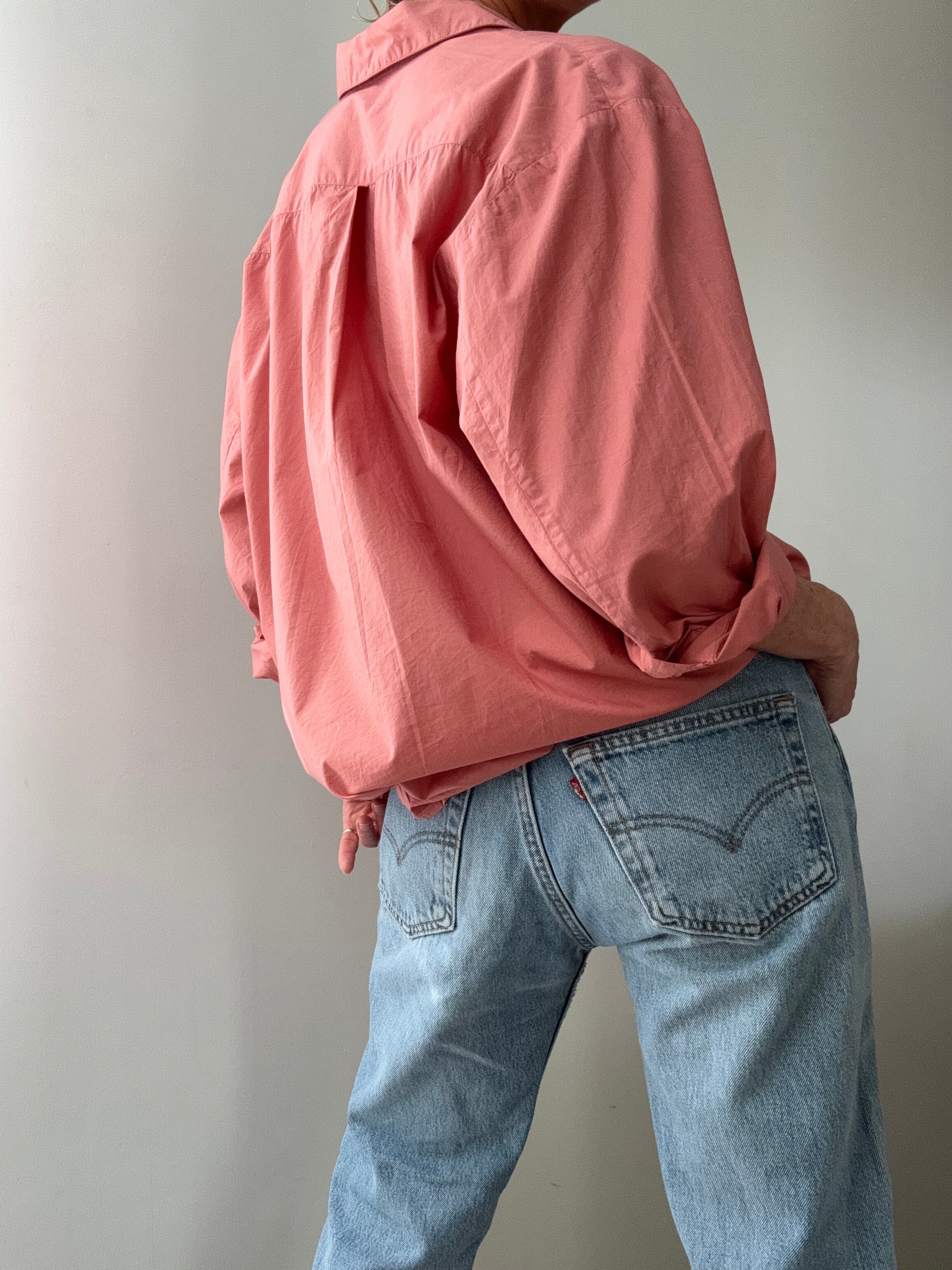 Skall Studio Shirts Organic Cotton Edgar Shirt Dusty Rose