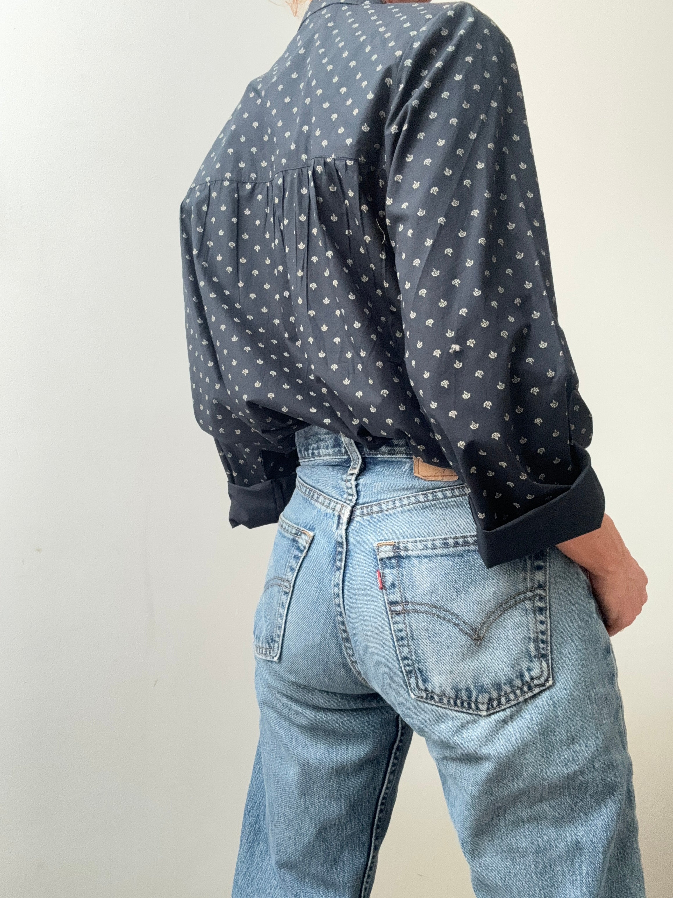 Skall Studio Jasmine Shirt Navy | Shirts