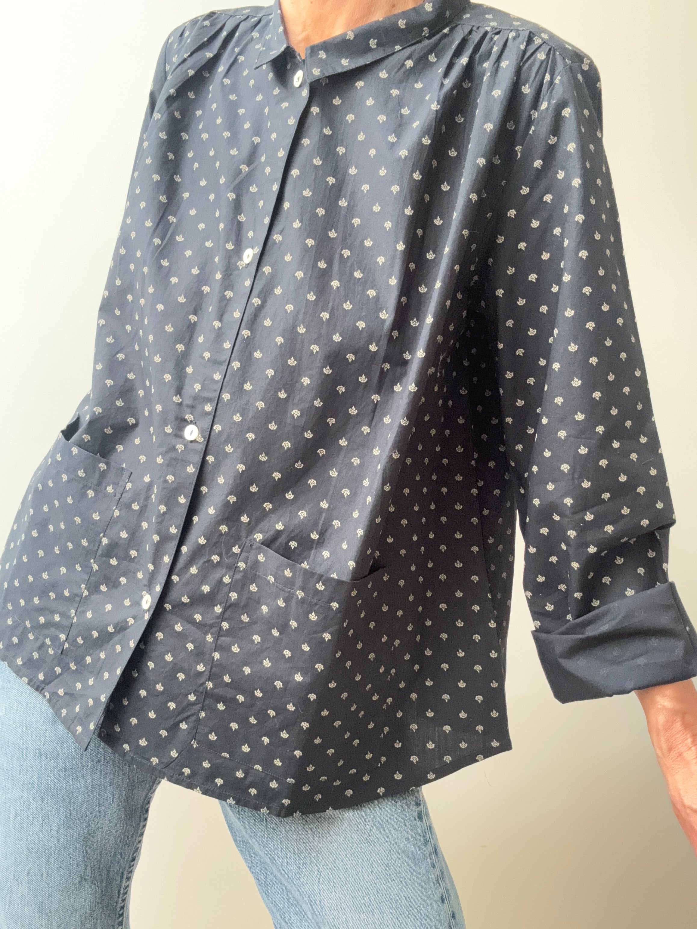 Skall Studio Jasmine Shirt Navy | Shirts