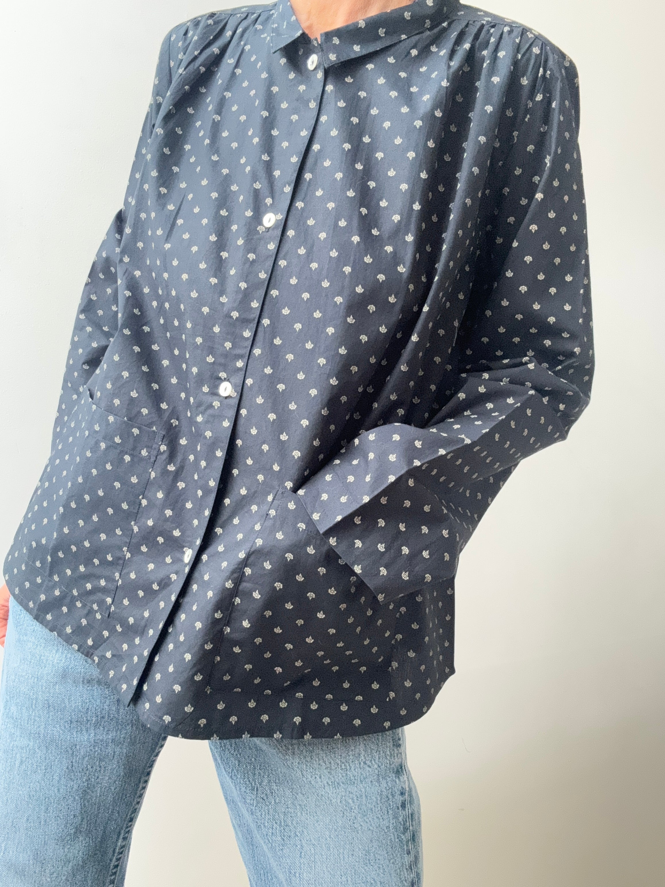 Skall Studio Jasmine Shirt Navy | Shirts