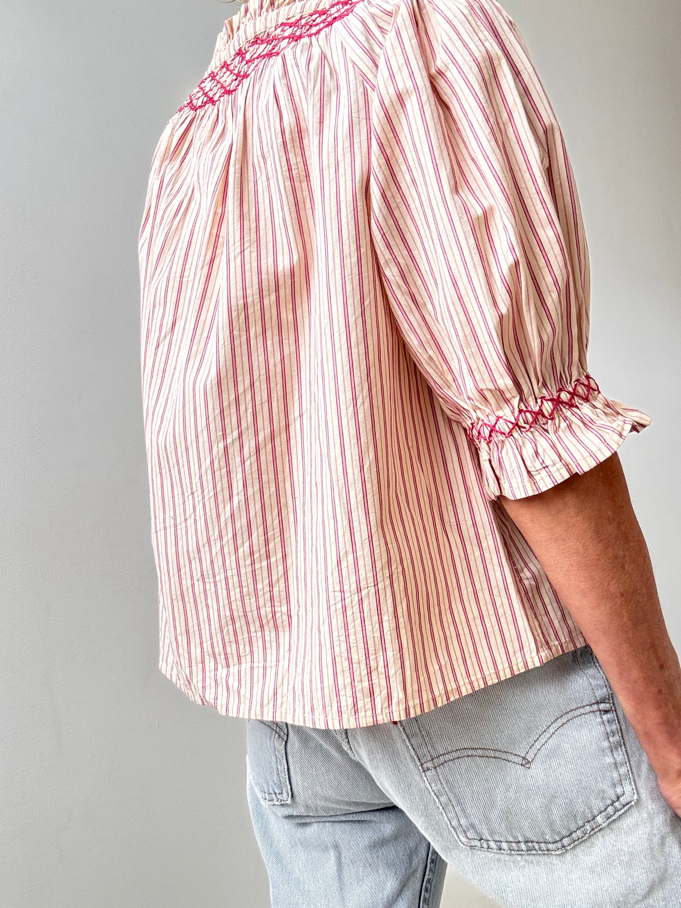 Skall Studio Tops Fairy Tee Cotton Ruby Stripe