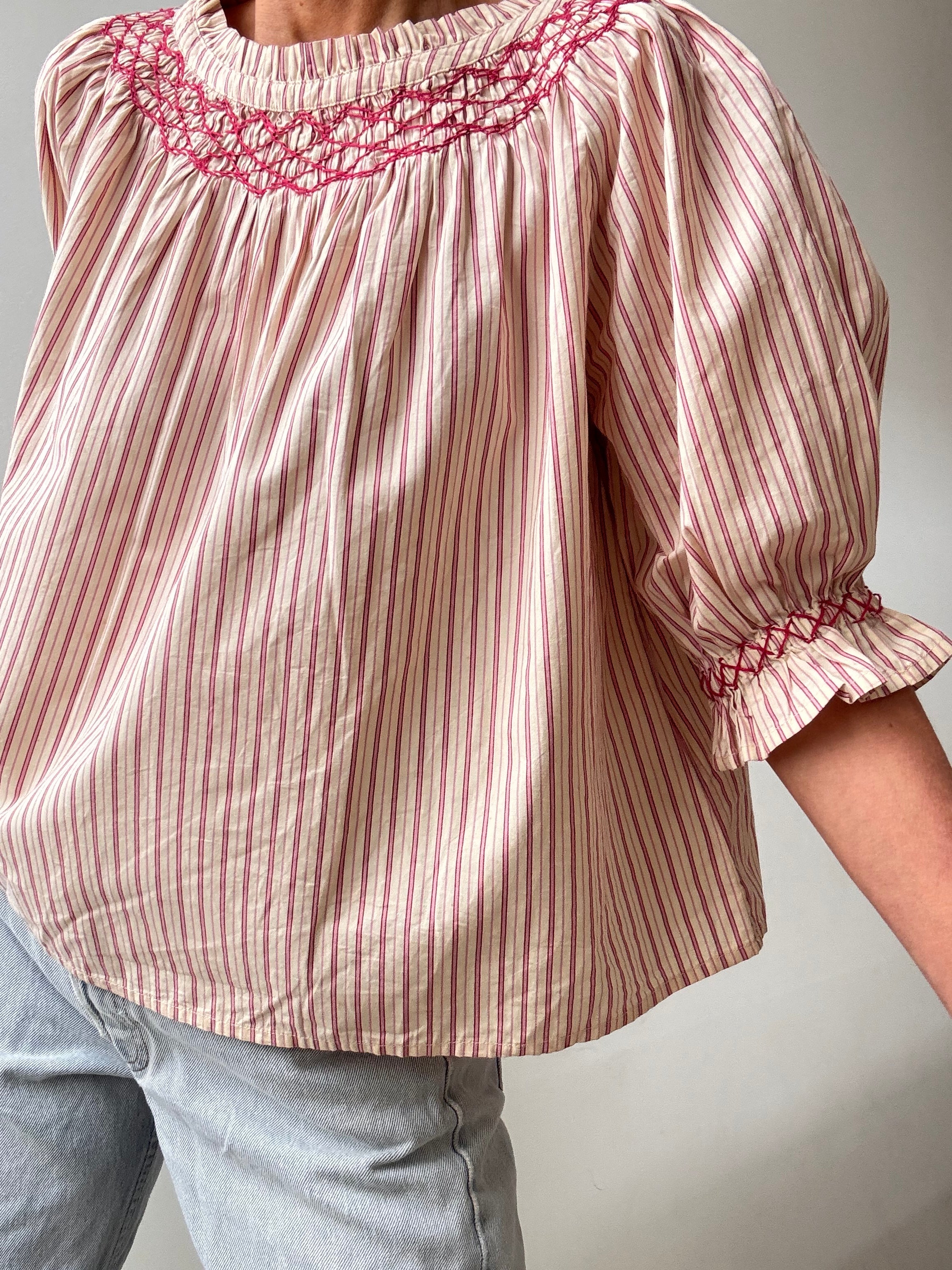 Skall Studio Tops Fairy Tee Cotton Ruby Stripe