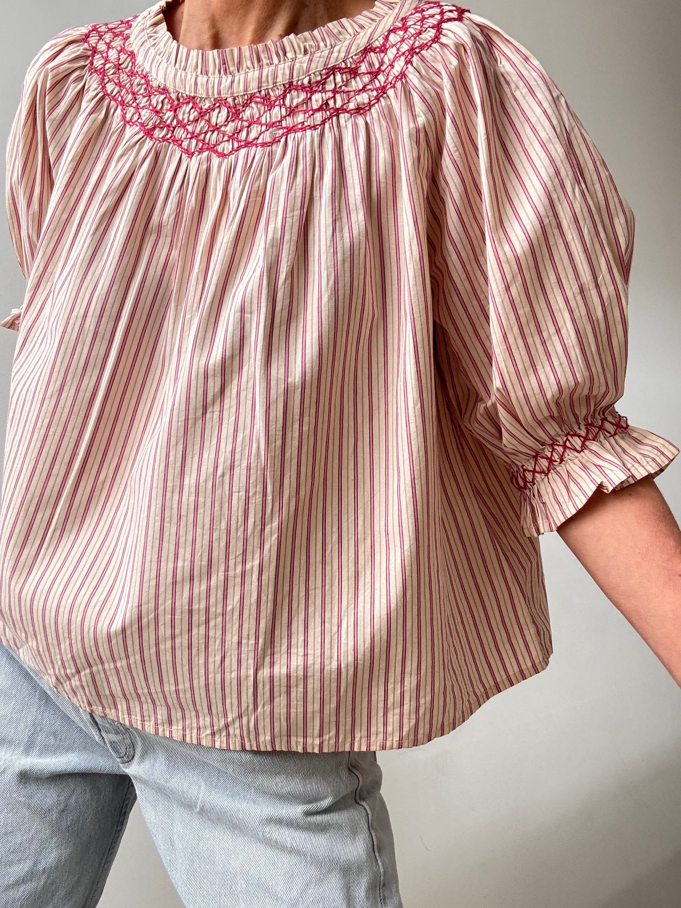 Skall Studio Tops Fairy Tee Cotton Ruby Stripe