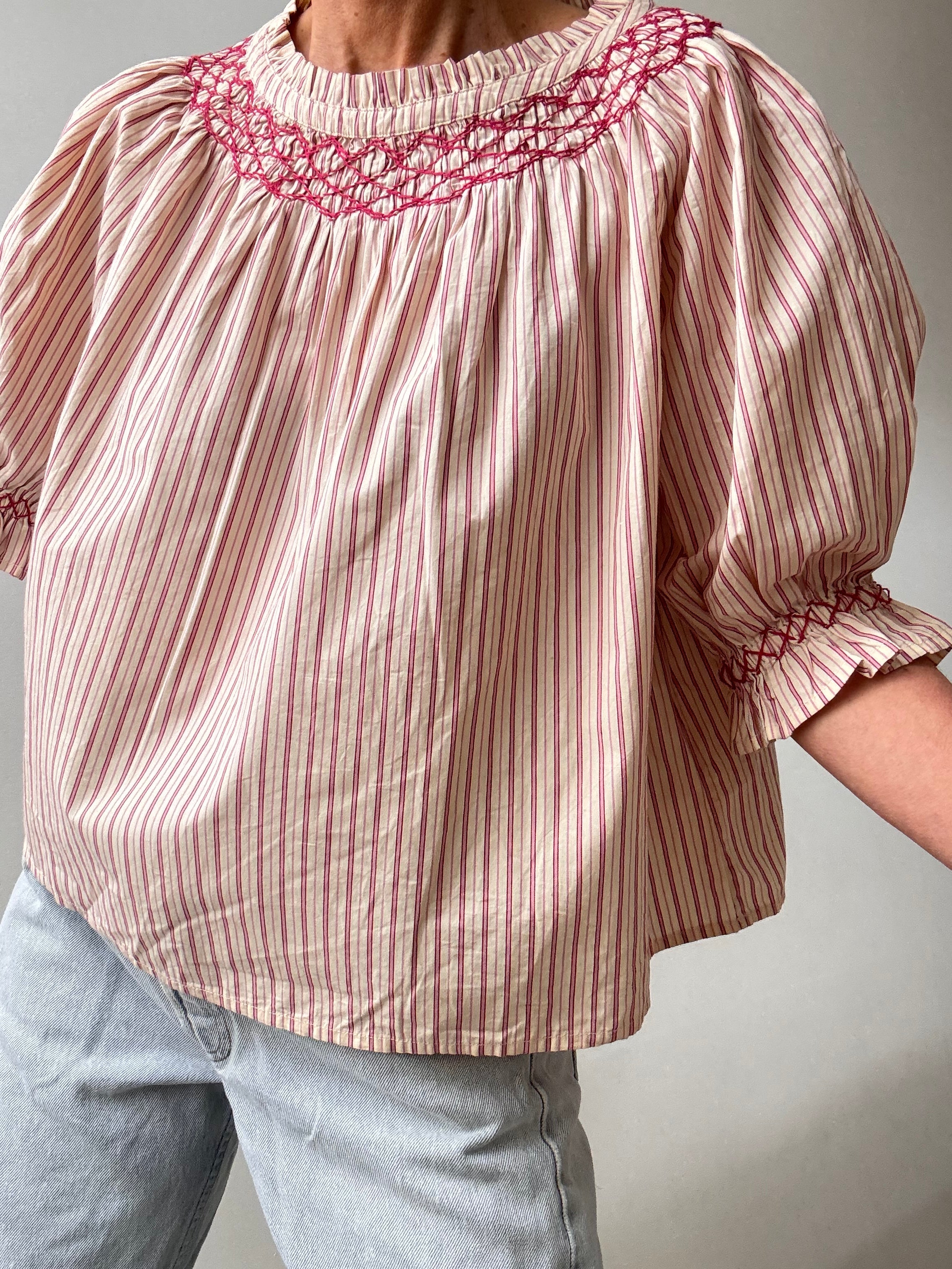 Skall Studio Tops Fairy Tee Cotton Ruby Stripe