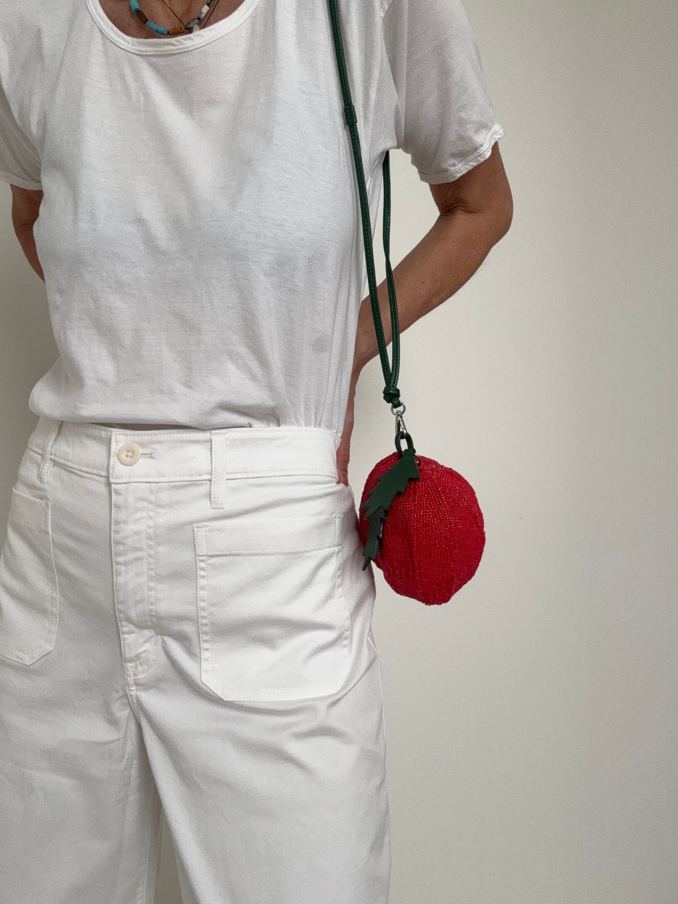Staud Campari Beaded Bag Tomato | Bags