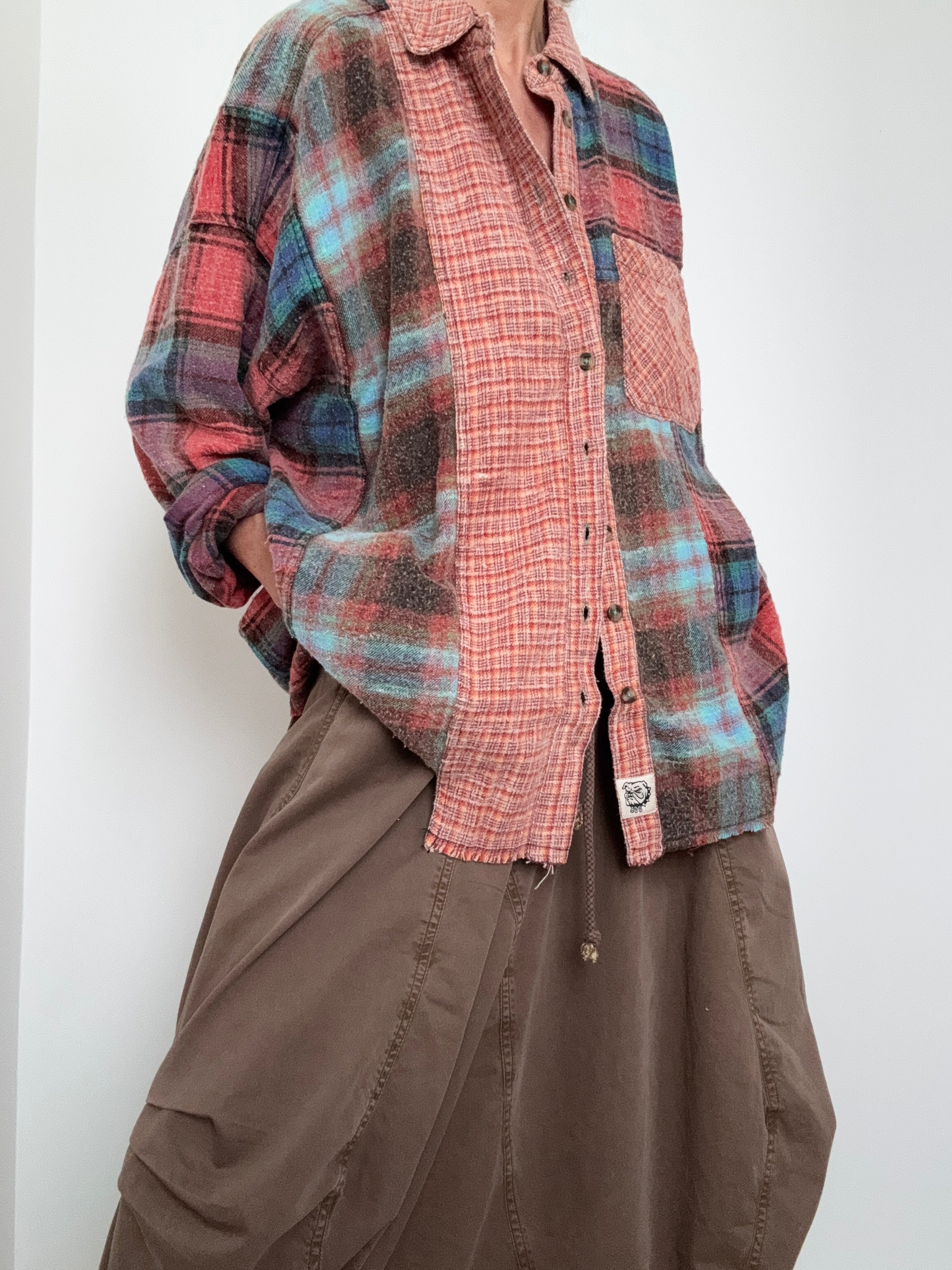 Autumn Patchwork Flannel Shirt | Shirts