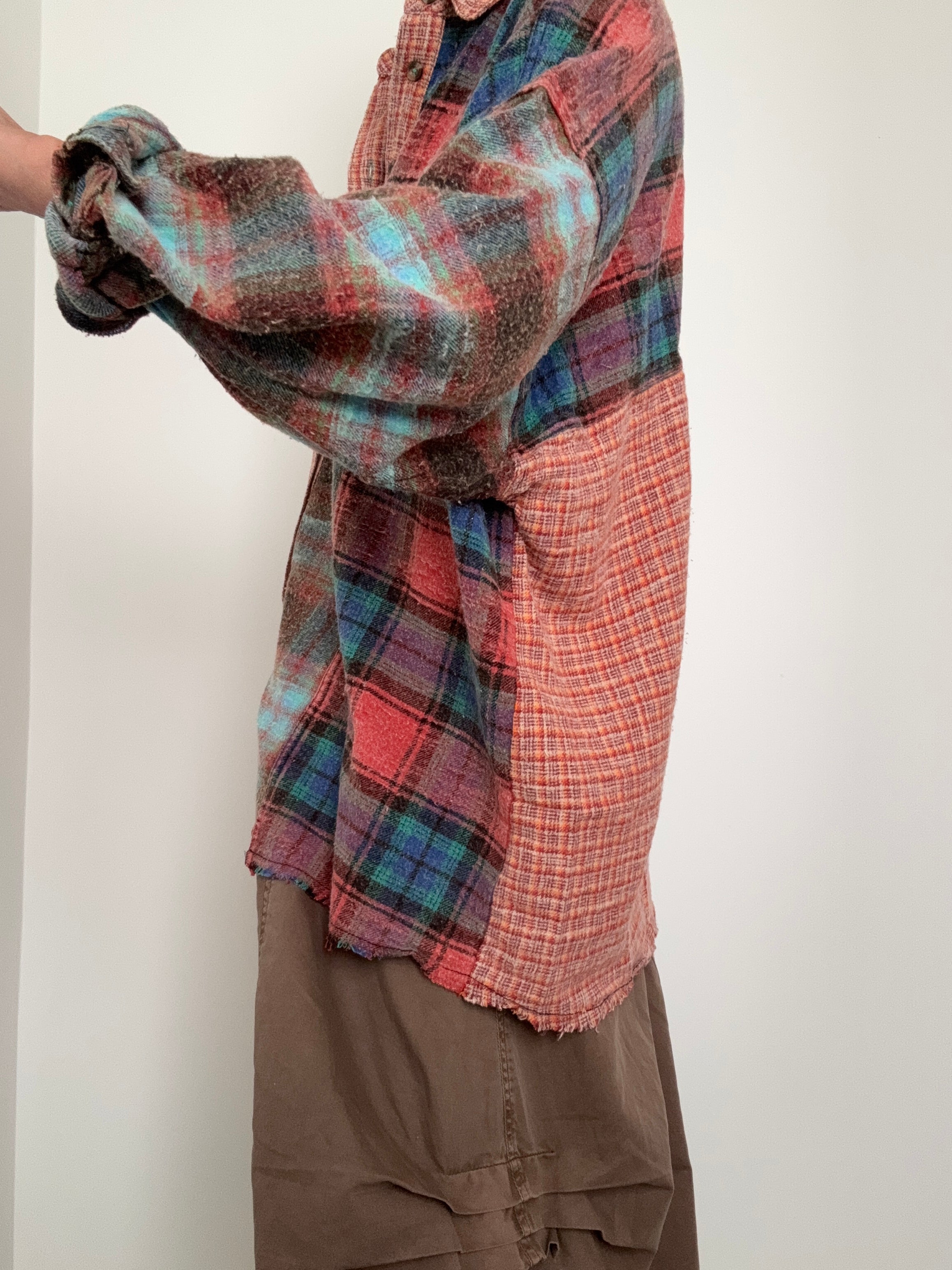 Autumn Patchwork Flannel Shirt | Shirts
