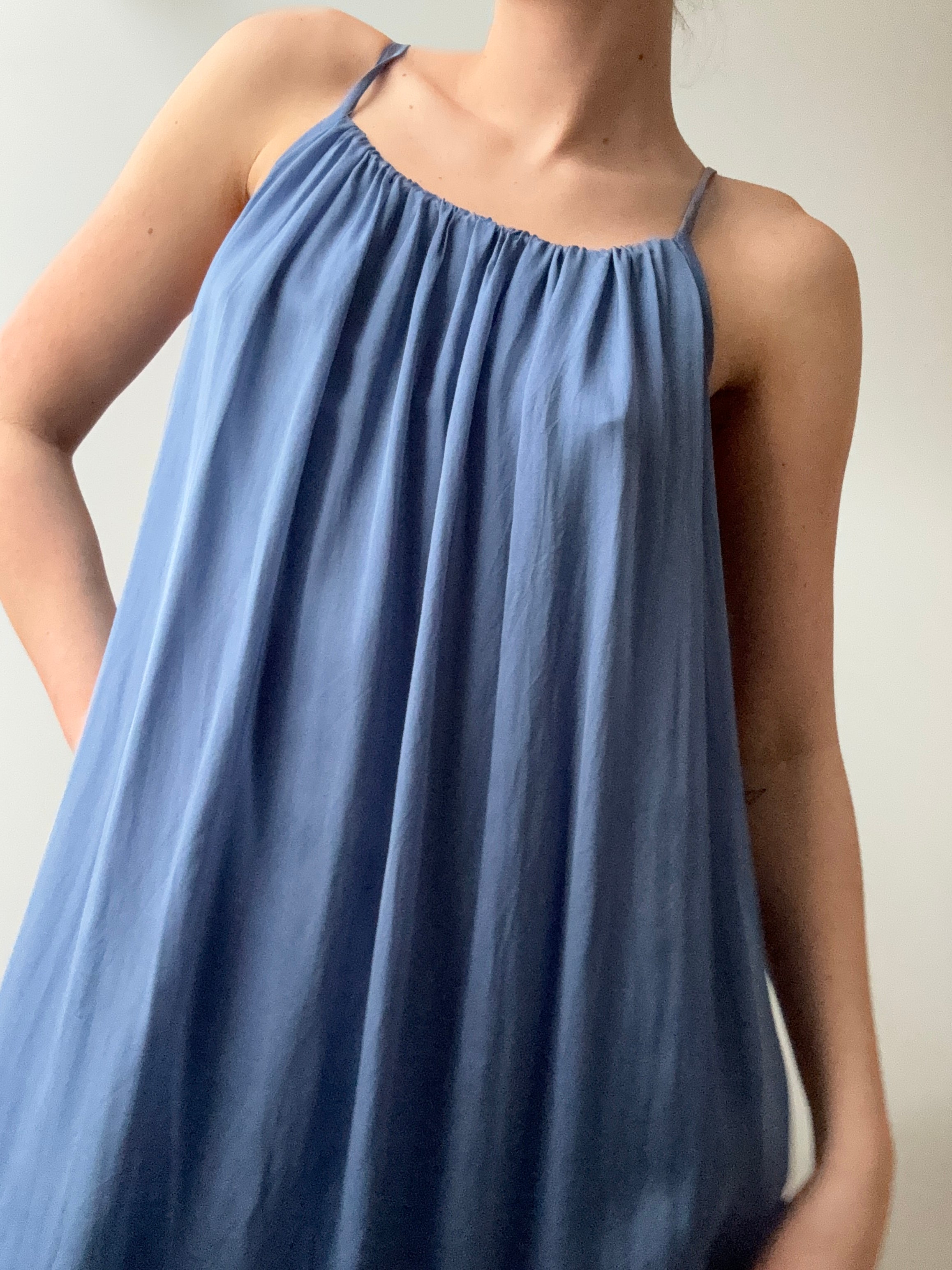 Verdissima Dresses Verdissima Abito Lungo Maxi Dress Blue