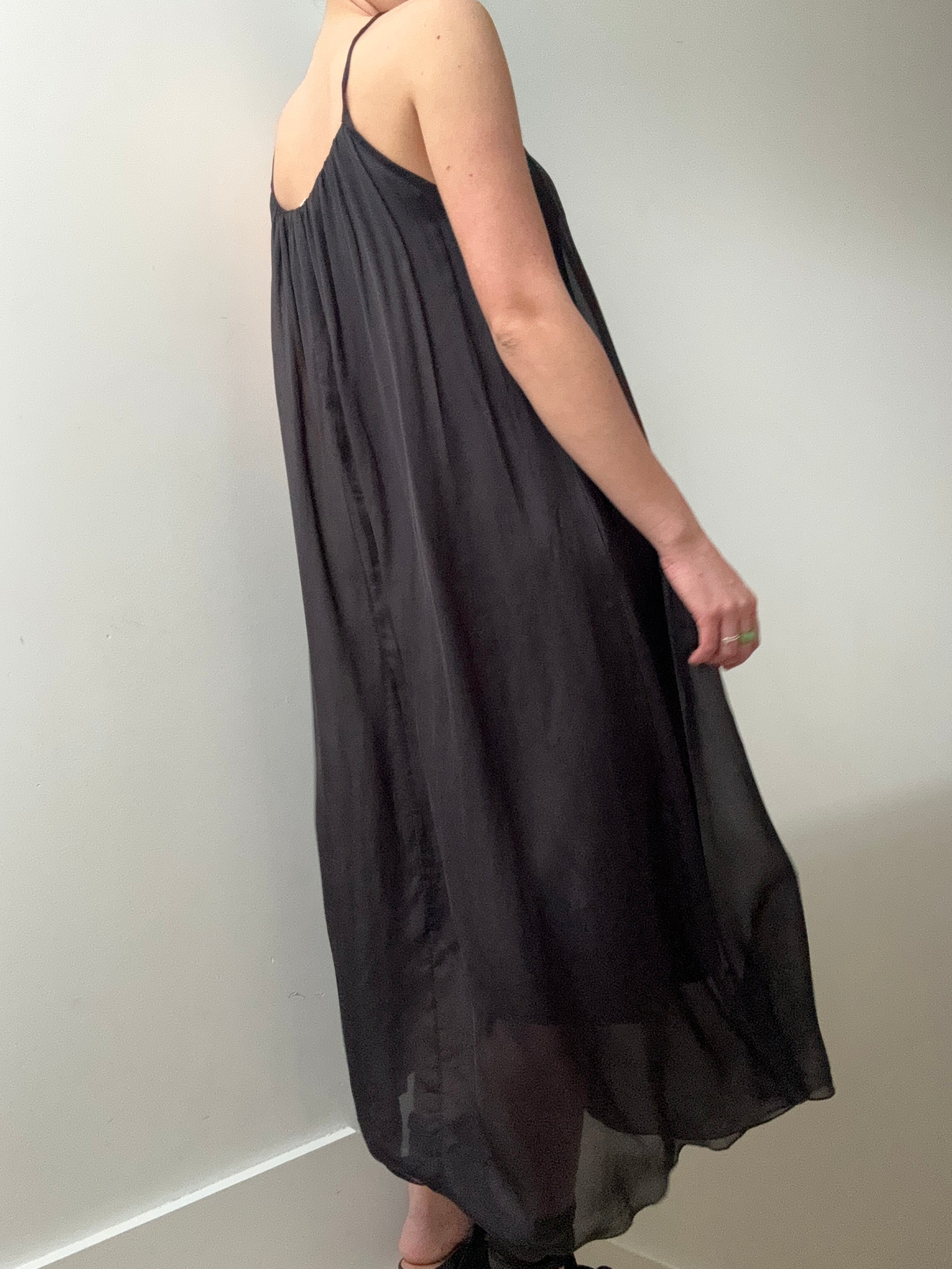 Verdissima Abito Lungo Maxi Dress Nero | Dresses