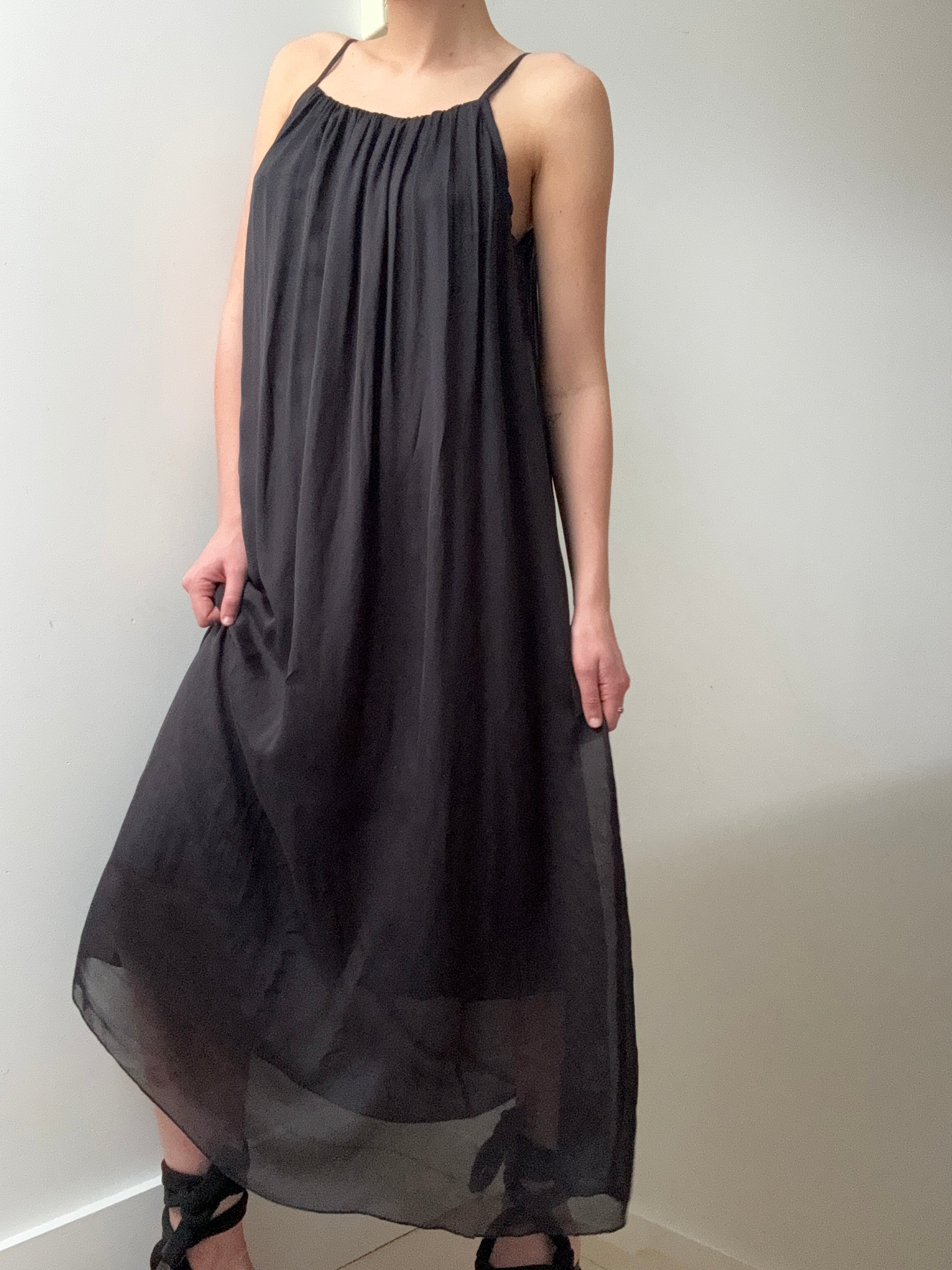 Verdissima Abito Lungo Maxi Dress Nero | Dresses