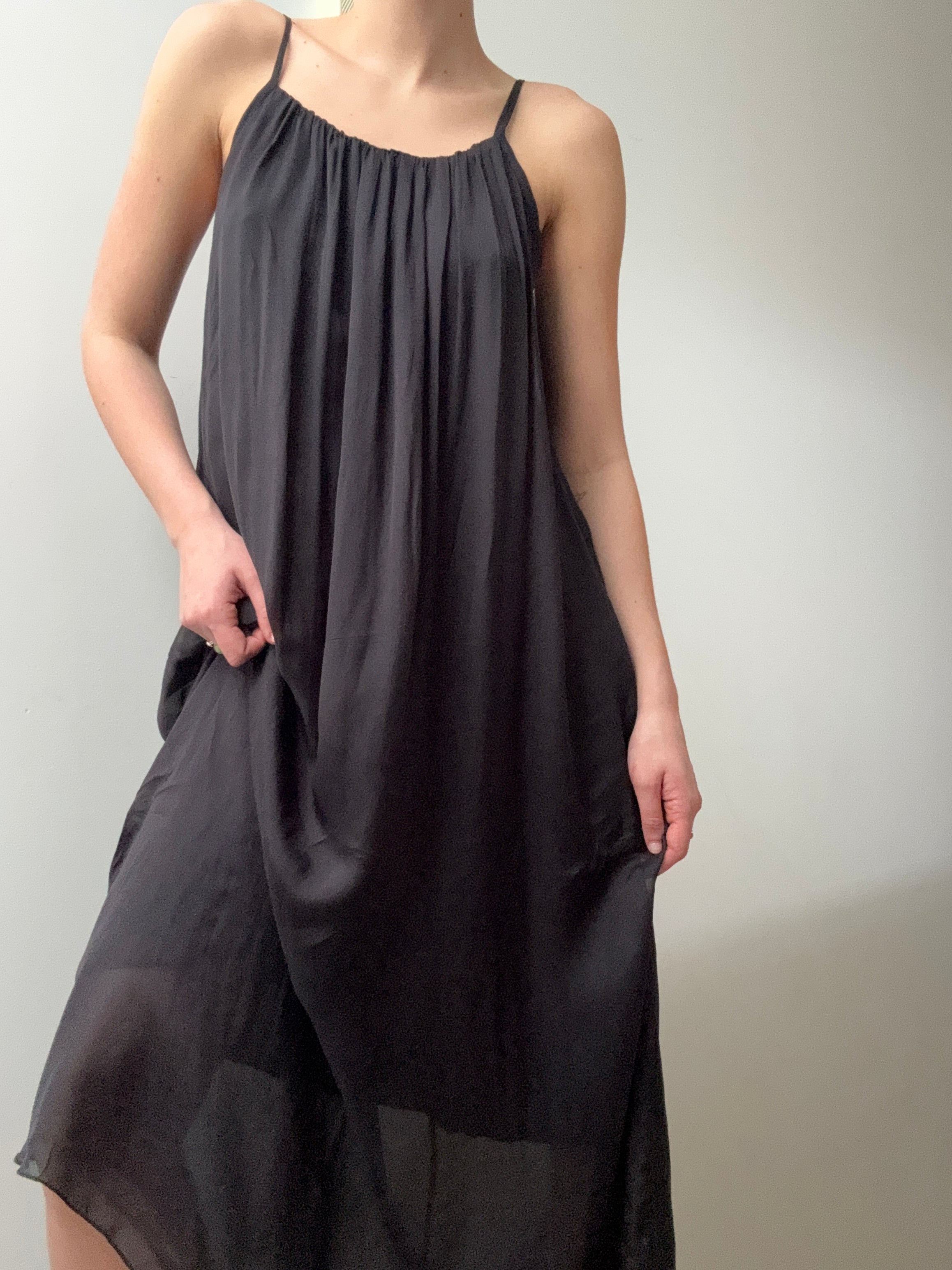 Verdissima Abito Lungo Maxi Dress Nero | Dresses