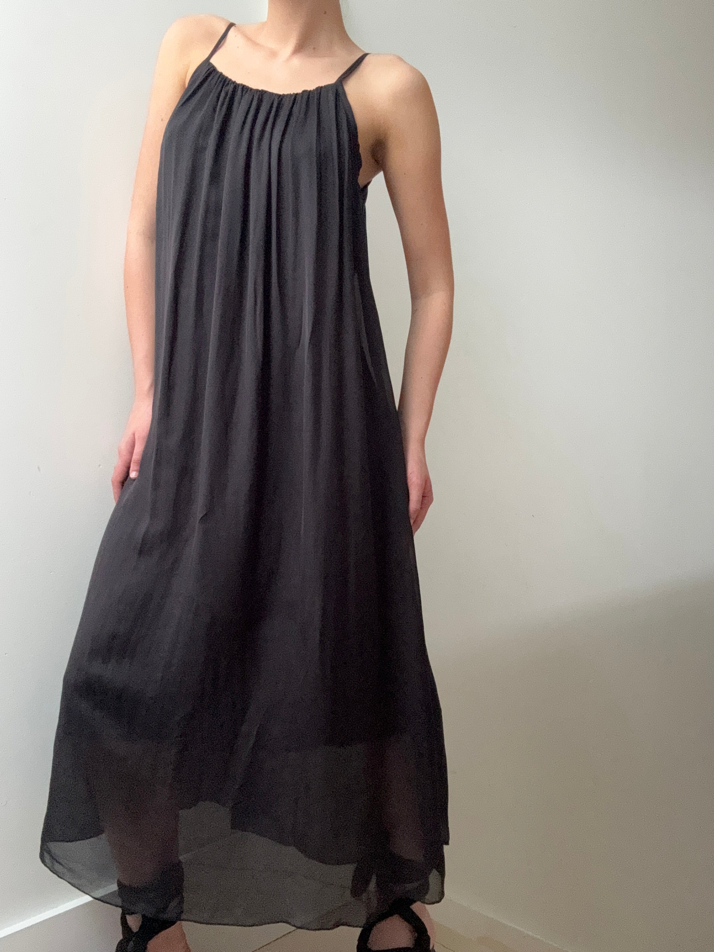 Verdissima Abito Lungo Maxi Dress Nero | Dresses