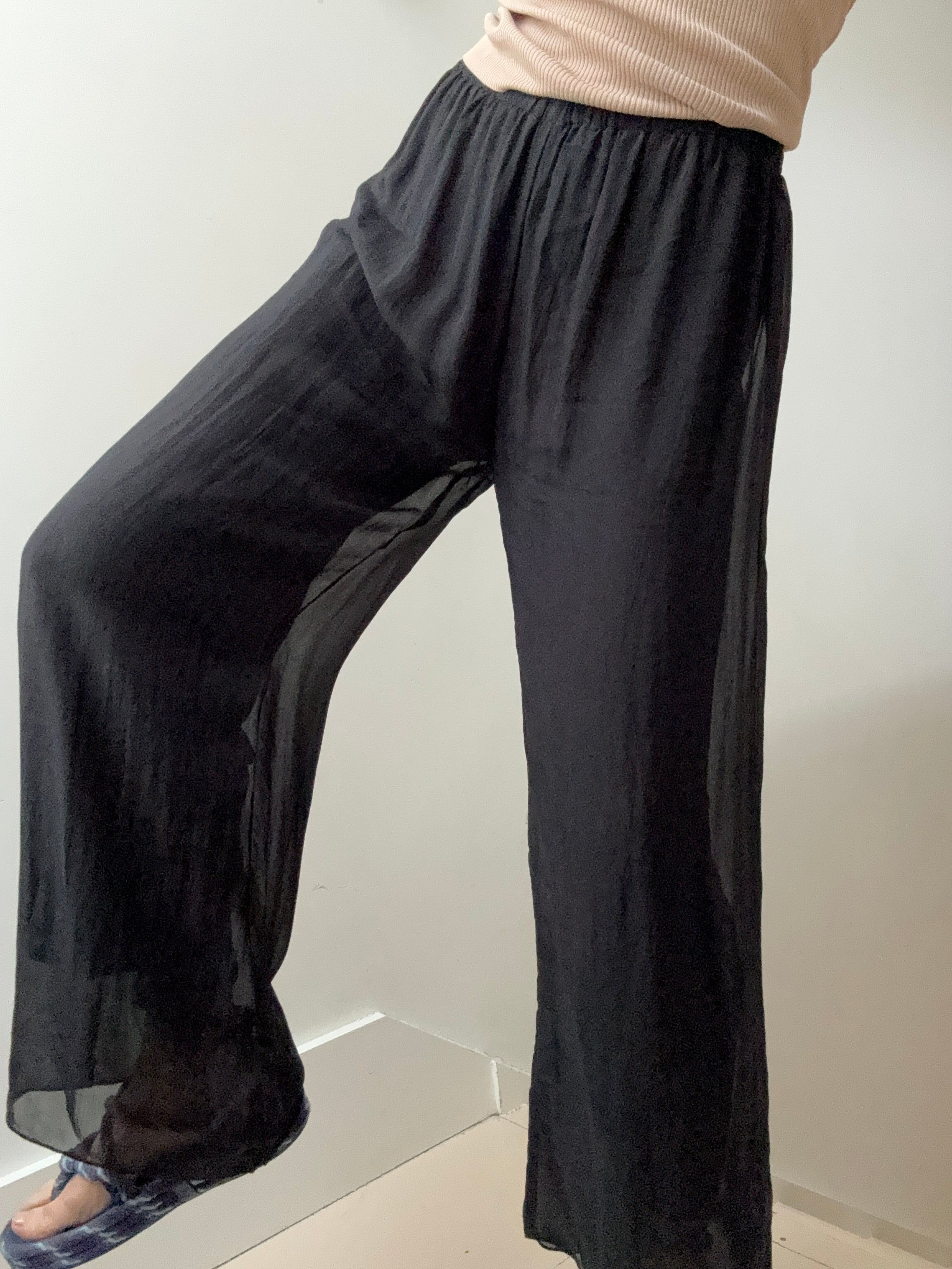 Verdissima Palazzo Pant Nero | Pants