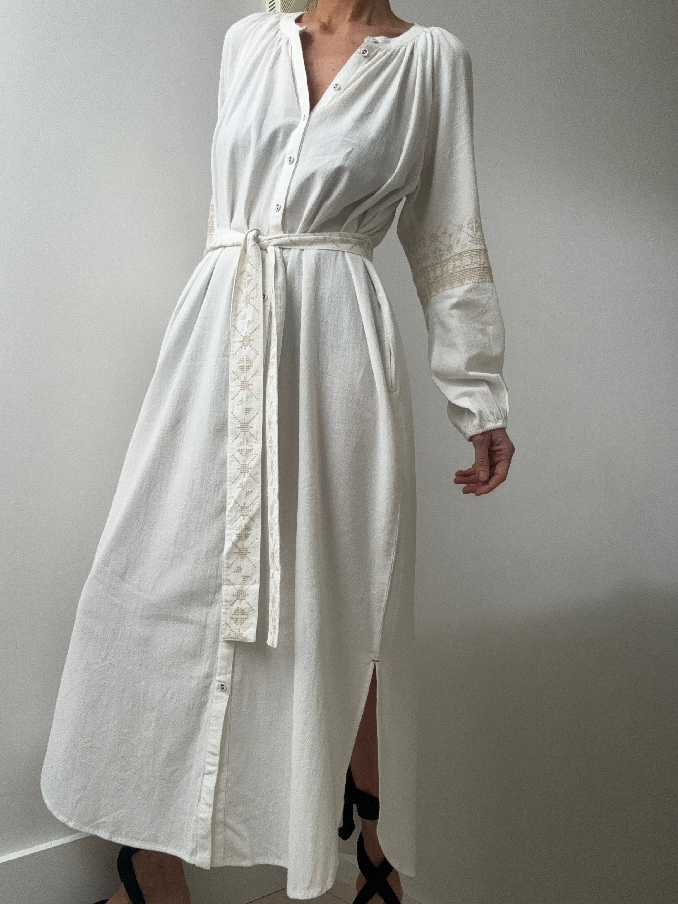 Xirena Dresses Xirena Lilou Cotton Maxi Dress White